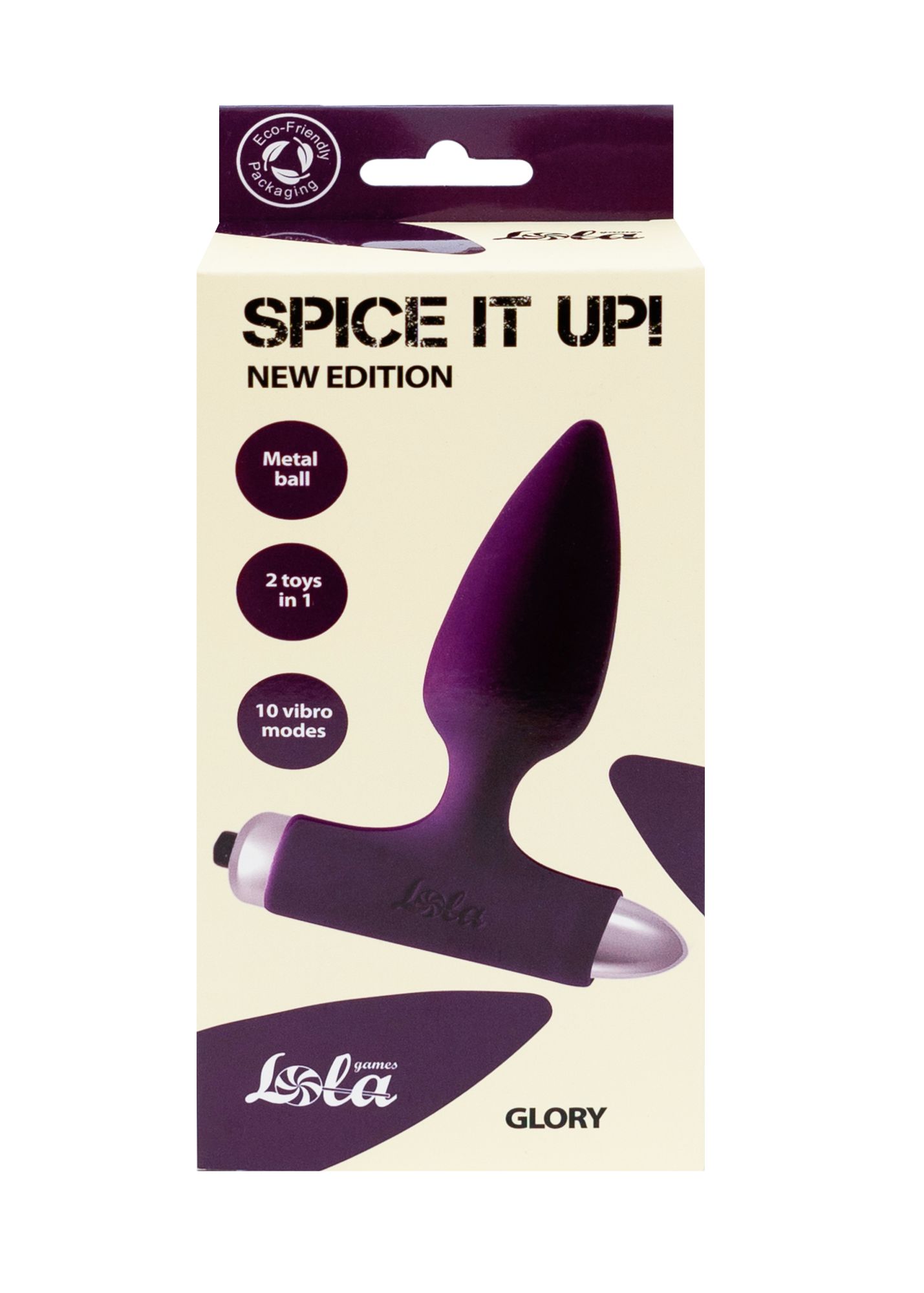 анальная пробка с вибрацией spice it up new edition glory ultraviolet 8015-04lola в Москве
