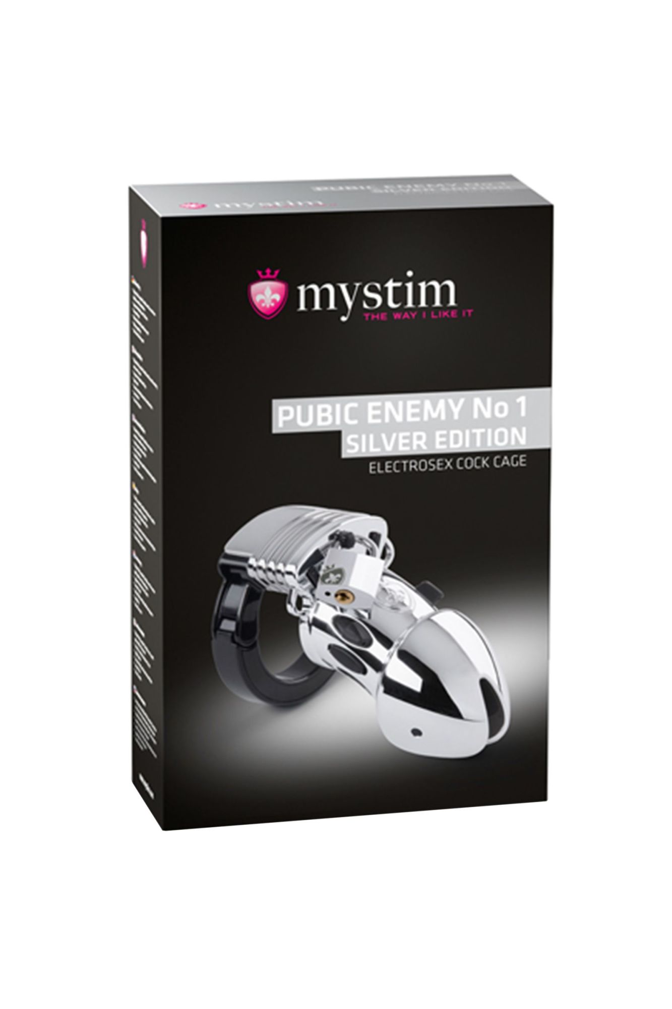 электростимулятор mystim pubic enemy no 1, хирургическая сталь, серебряный, 8,2 см в Москве