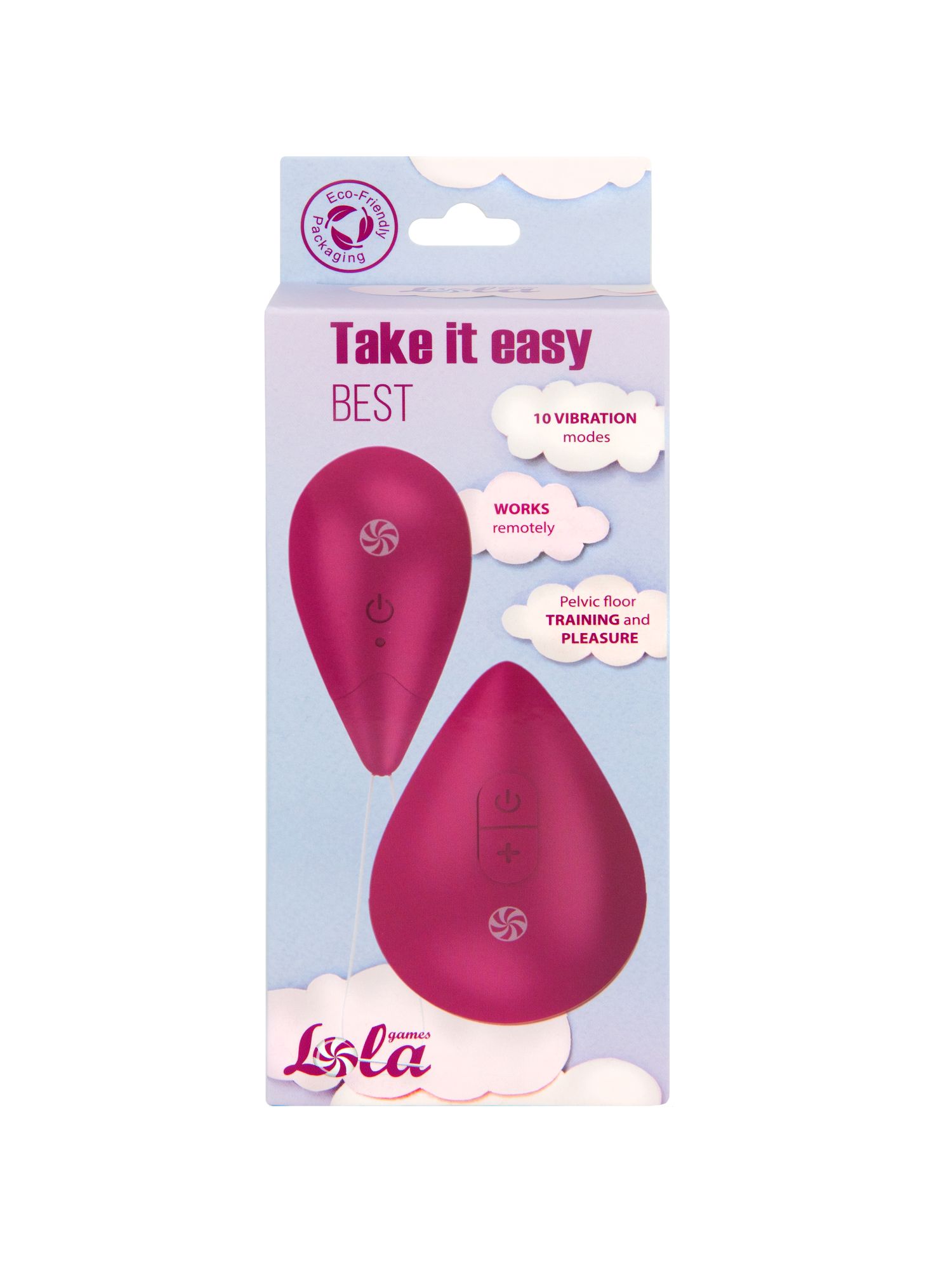 виброяйцо с пультом управления take it easy best wine red 9021-01lola в Москве