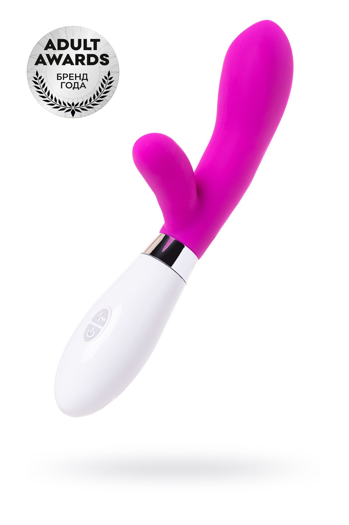 вибратор с клиторальным стимулятором toyfa a-toys mady, силикон, розовый, 20,4 см в Москве