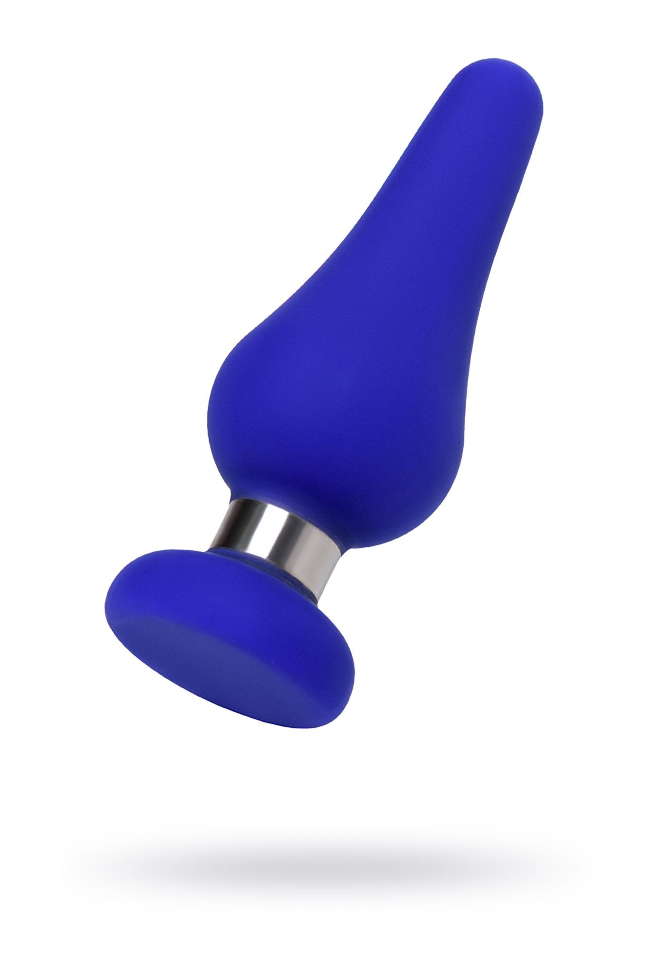 анальная втулка todo by toyfa сlassic, размер l, силикон, синяя, 13 см, ø 4,6 см в Москве