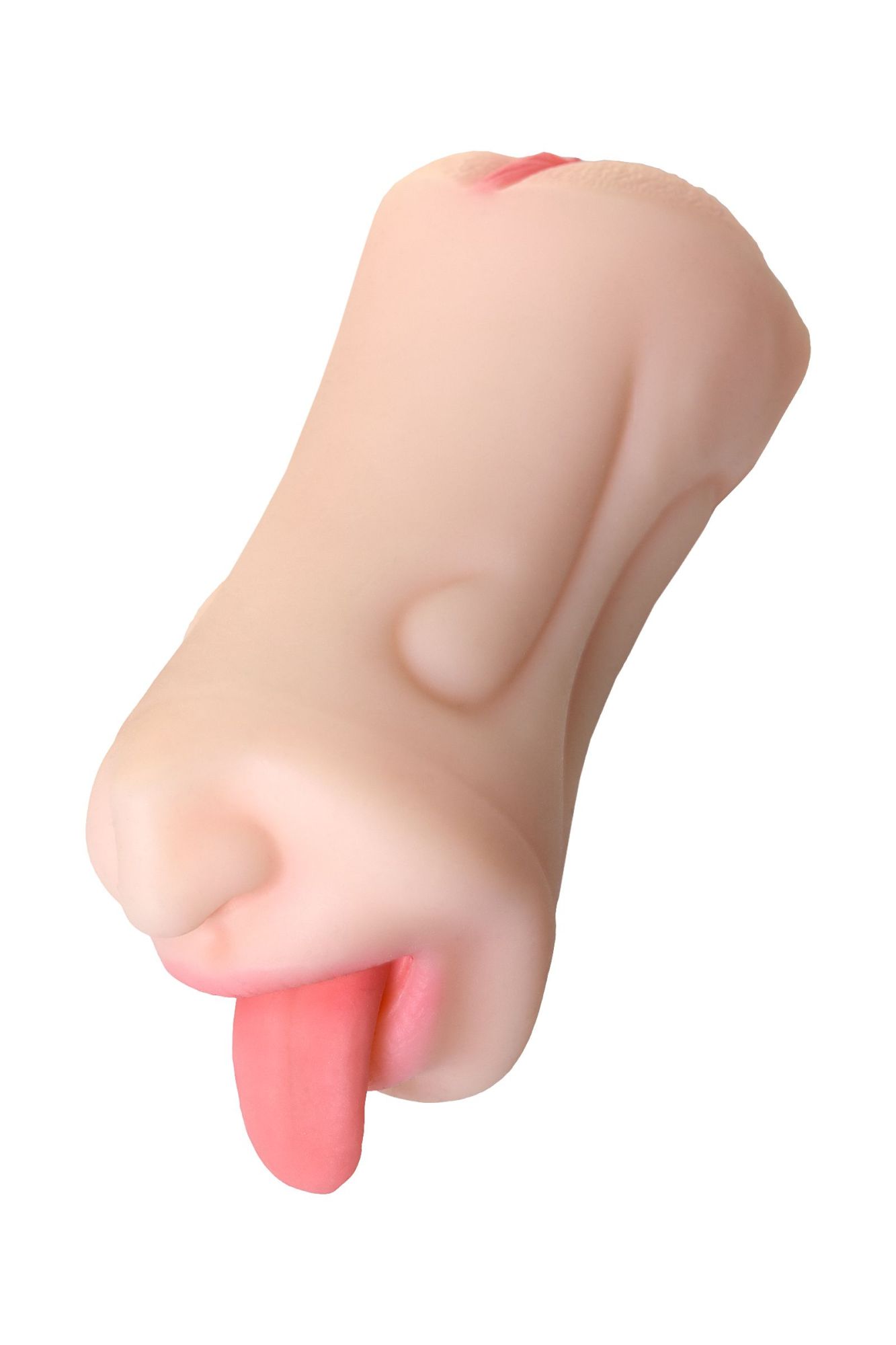 мастурбатор реалистичный toyfa juicy pussy fruity tongue, рот и вагина, tpe, телесный,19 см в Москве