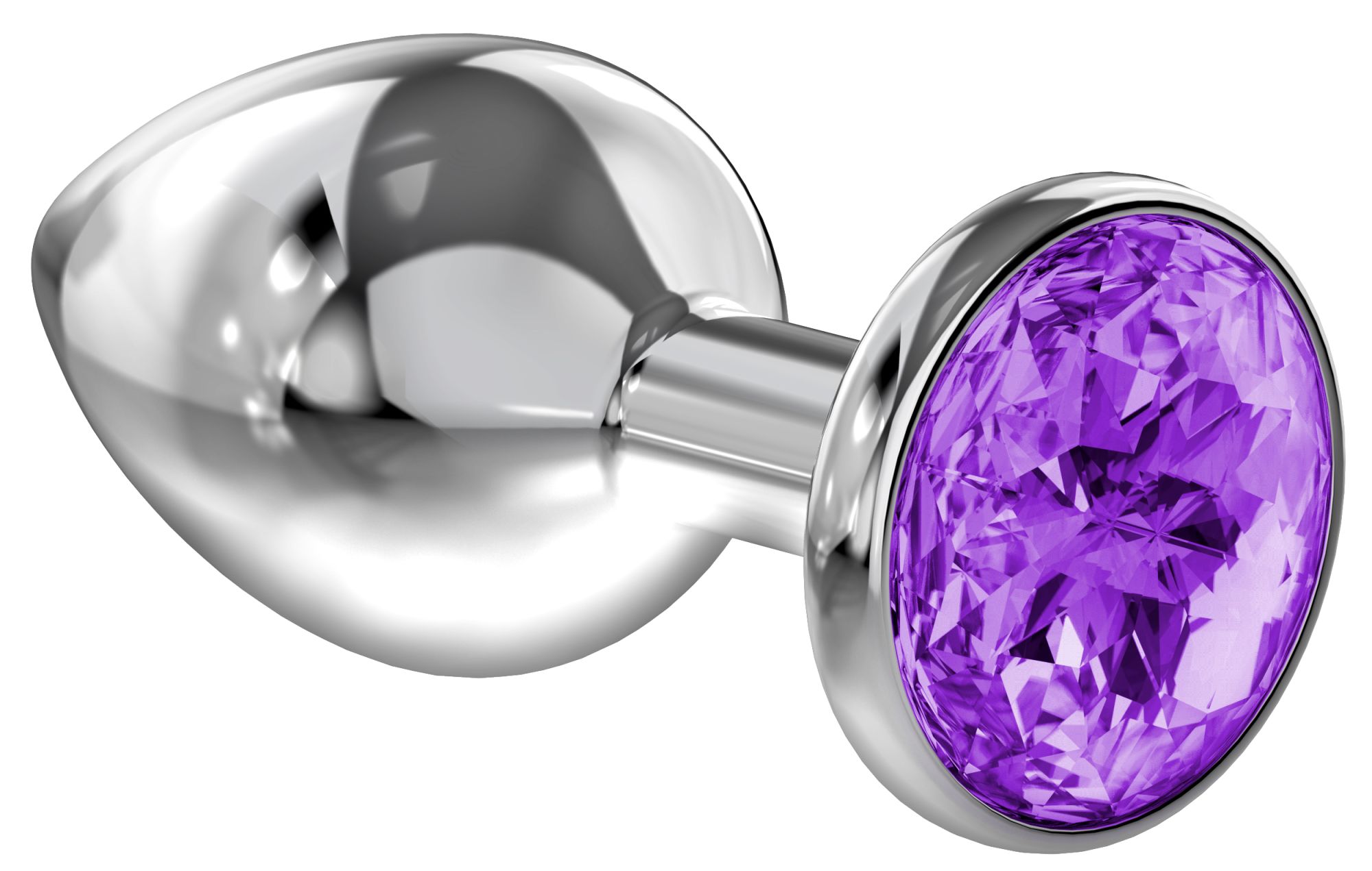 анальная пробка diamond purple sparkle large 4010-05lola в Москве