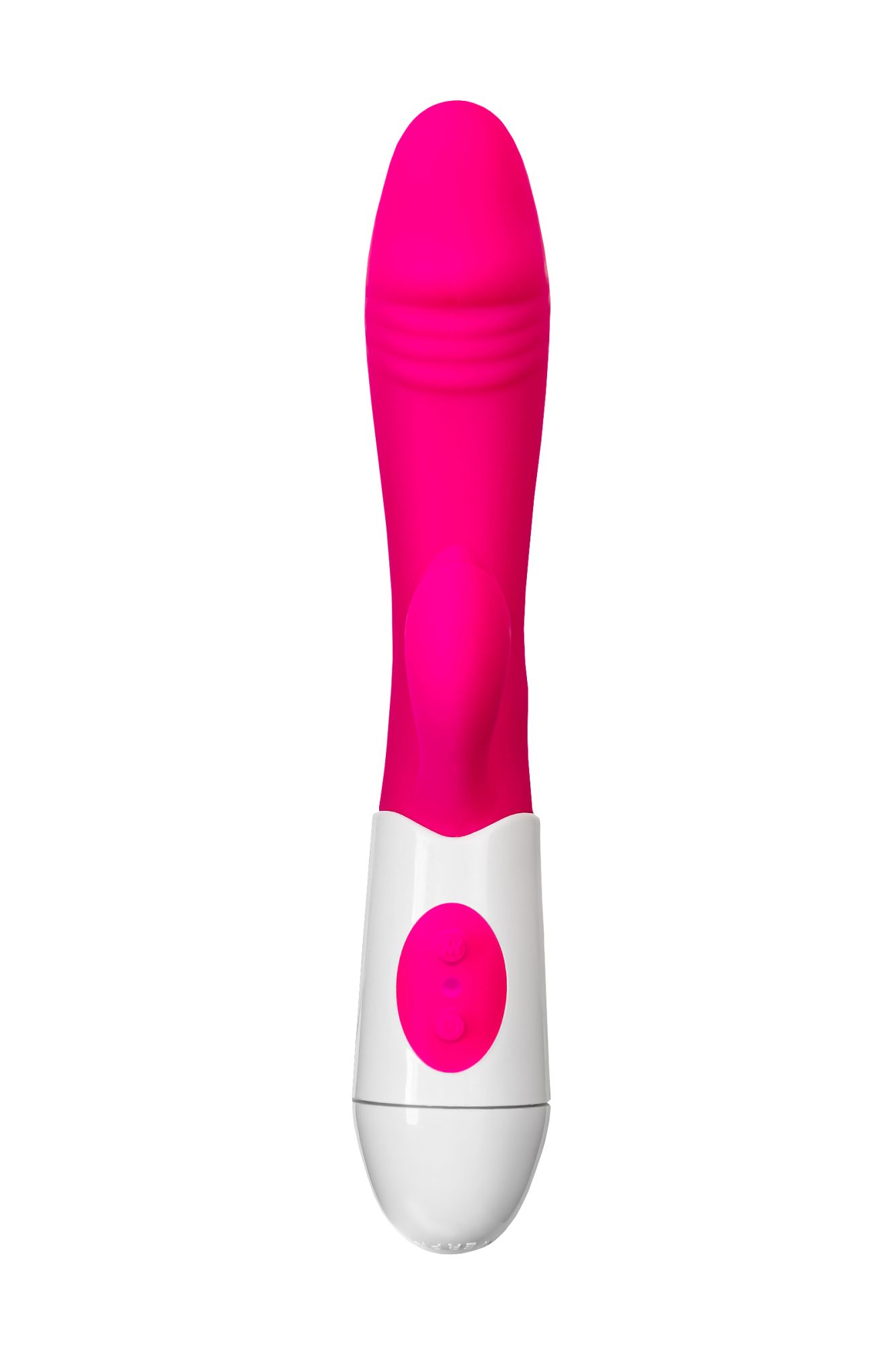 вибратор с клиторальным стимулятором toyfa a-toys area, силикон, розовый, 19,5 см в Москве