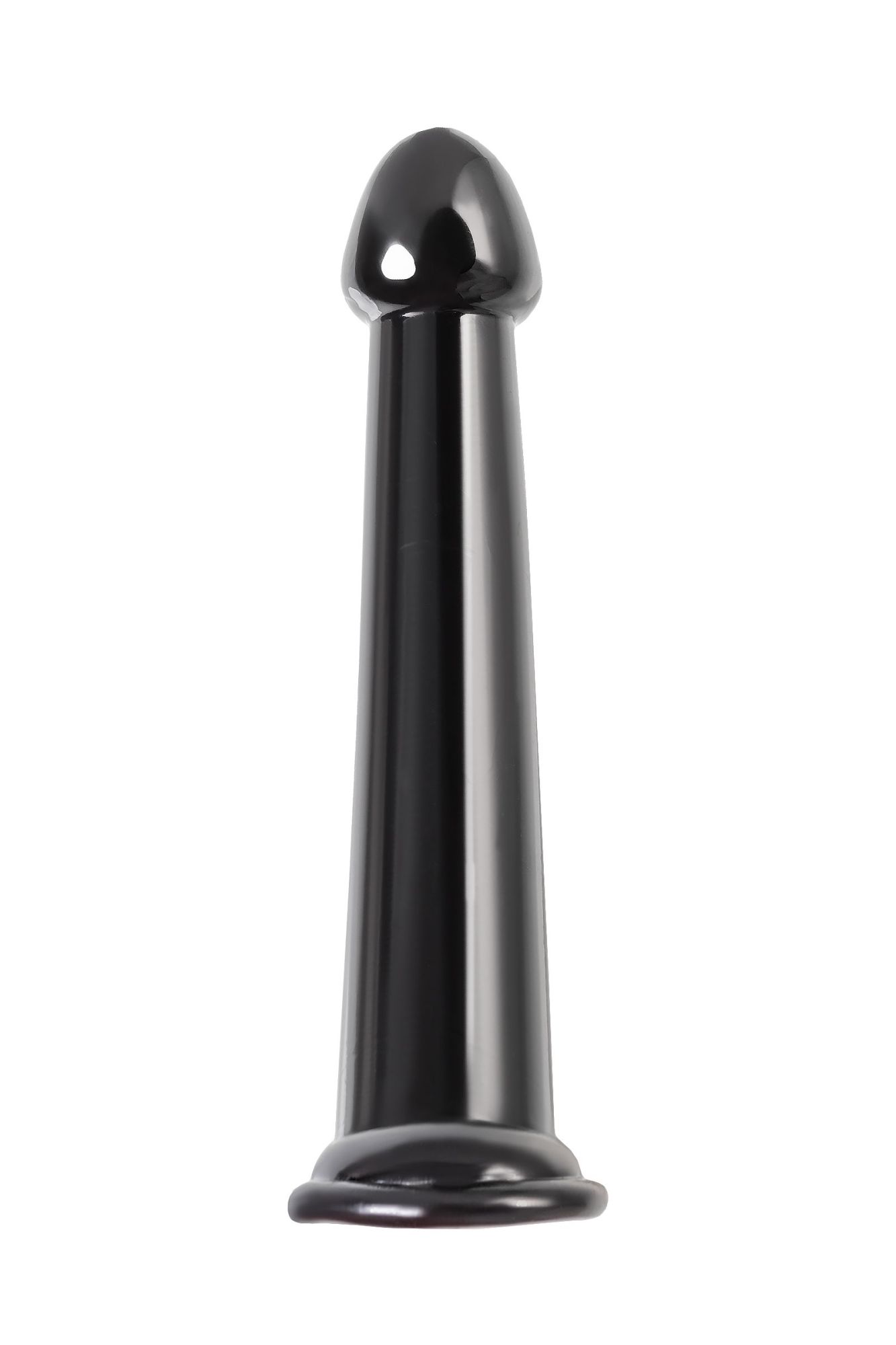 нереалистичный фаллоимитатор jelly dildo l toyfa basic, tpe, чёрный, 20 см в Москве
