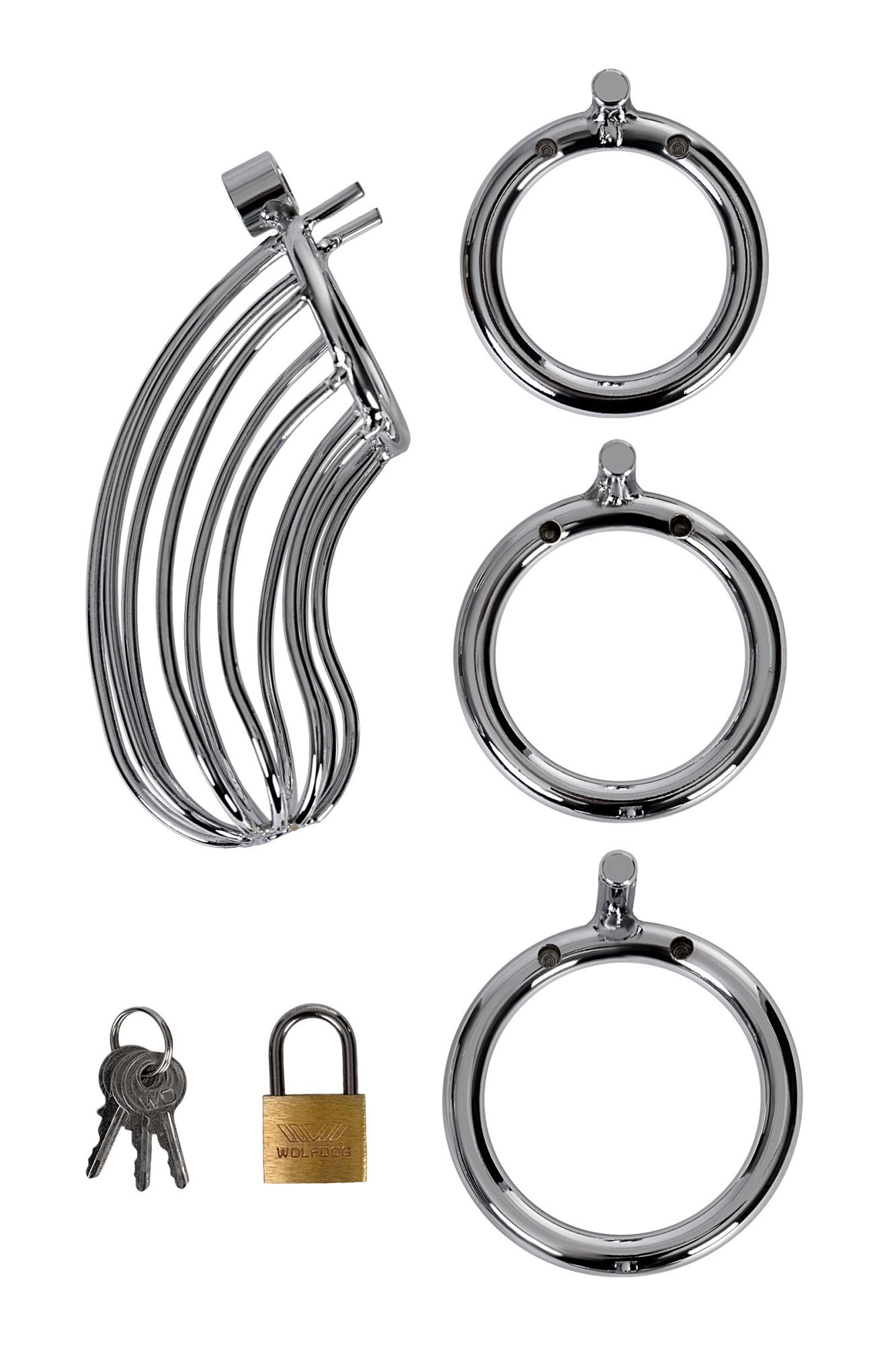 пояс верности мужской toyfa metal, серебряный в Москве