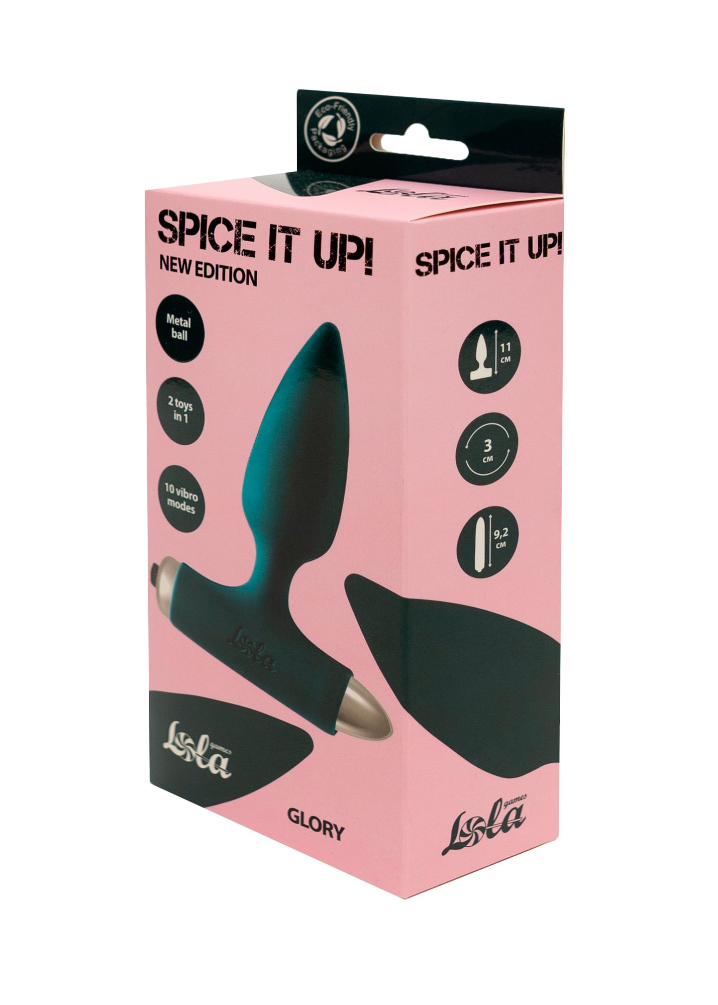 анальная пробка с вибрацией spice it up new edition glory dark green 8015-02lola в Москве