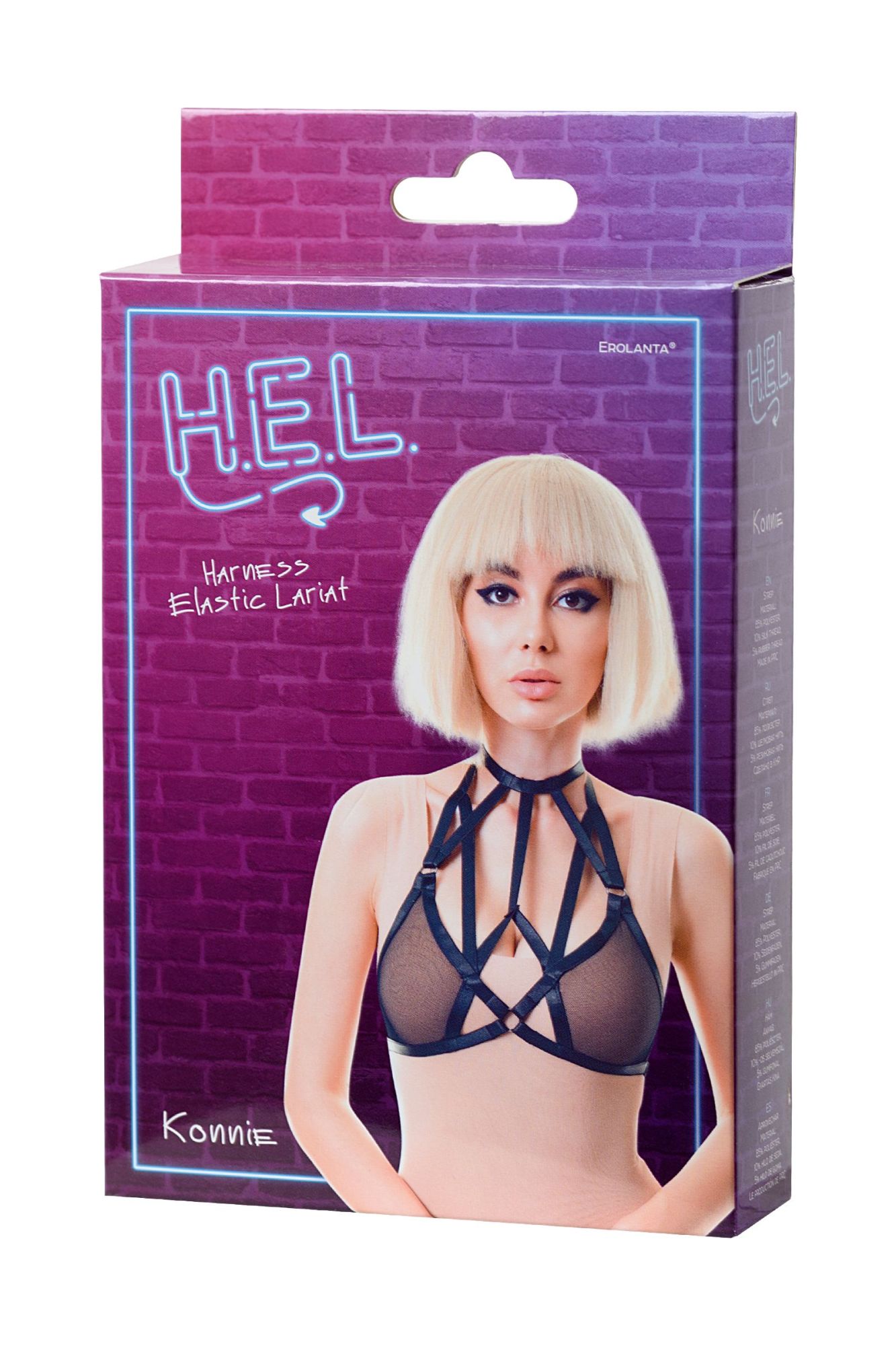 Эротическое стреп h.e.l. konnie, текстиль, черный, os в Москве
