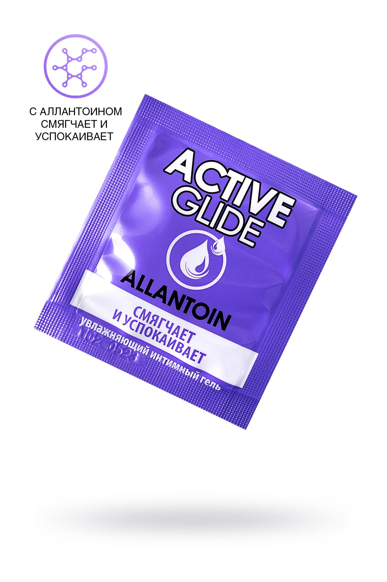 увлажняющий интимный гель active glide allantoin, 3г по 20шт в упаковке в Москве