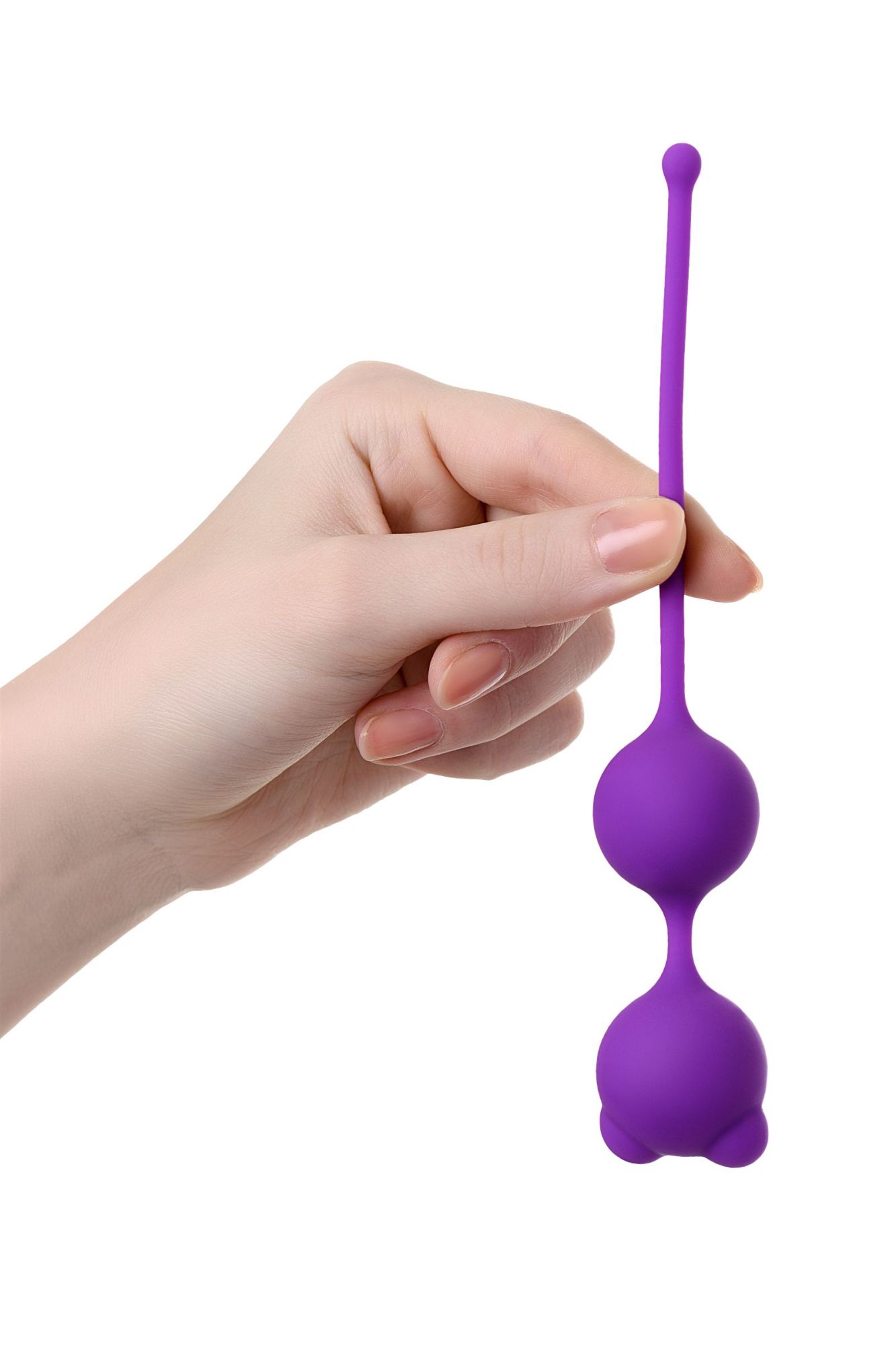 вагинальные шарики a-toys by toyfa meeko, силикон, фиолетовые, 16,4 см, ø 2,7 см в Москве