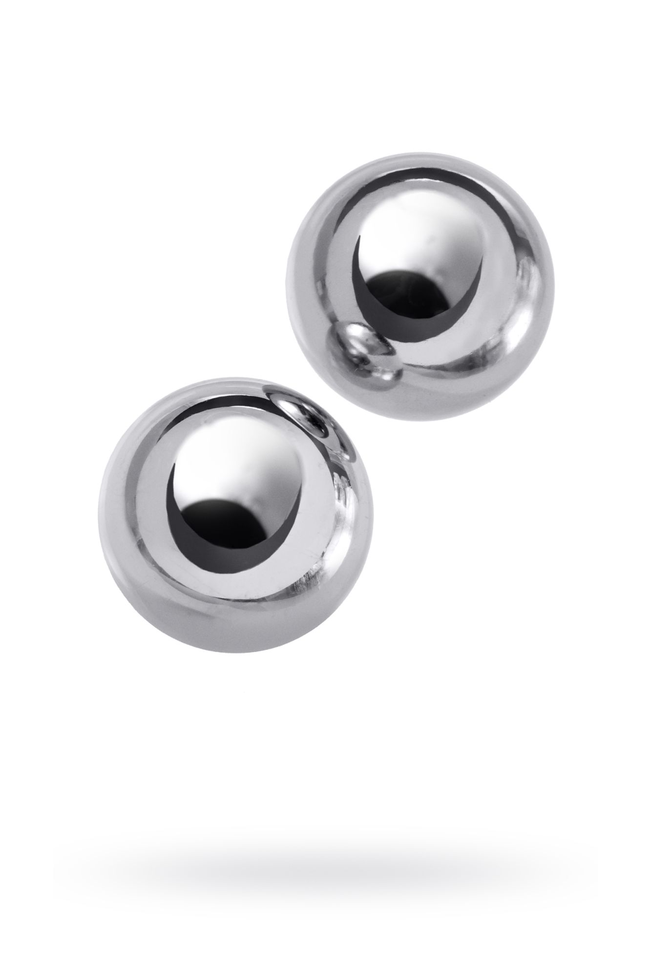 вагинальные шарики metal by toyfa, металл, серебряные, ø 2,5 см в Москве