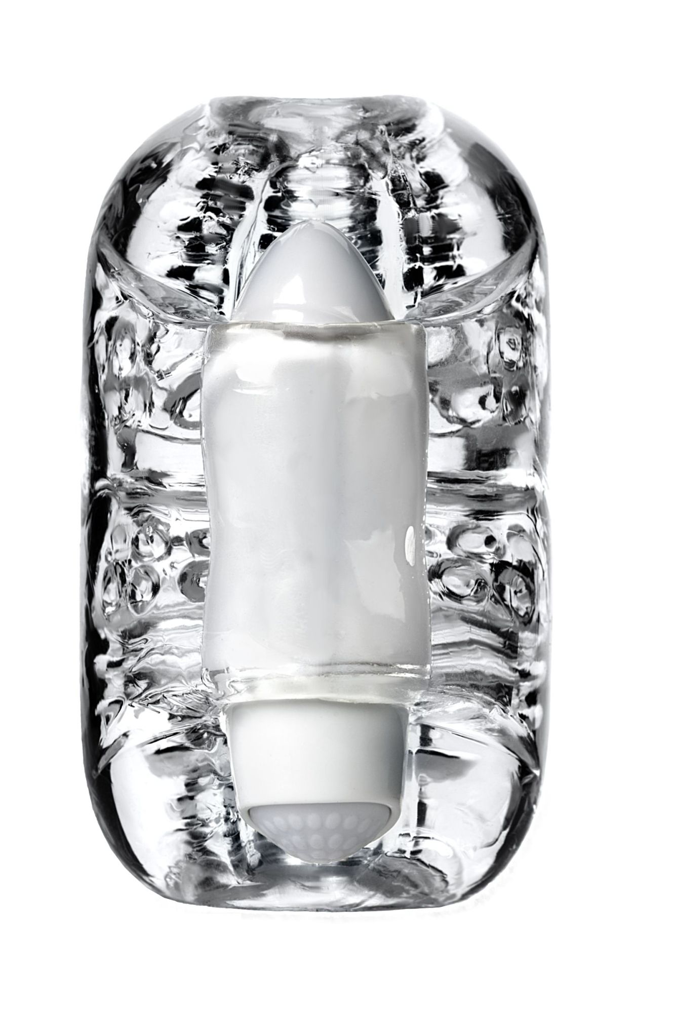 мастурбатор нереалистичный lingam by toyfa khani, tpe, прозрачный, 9 см в Москве