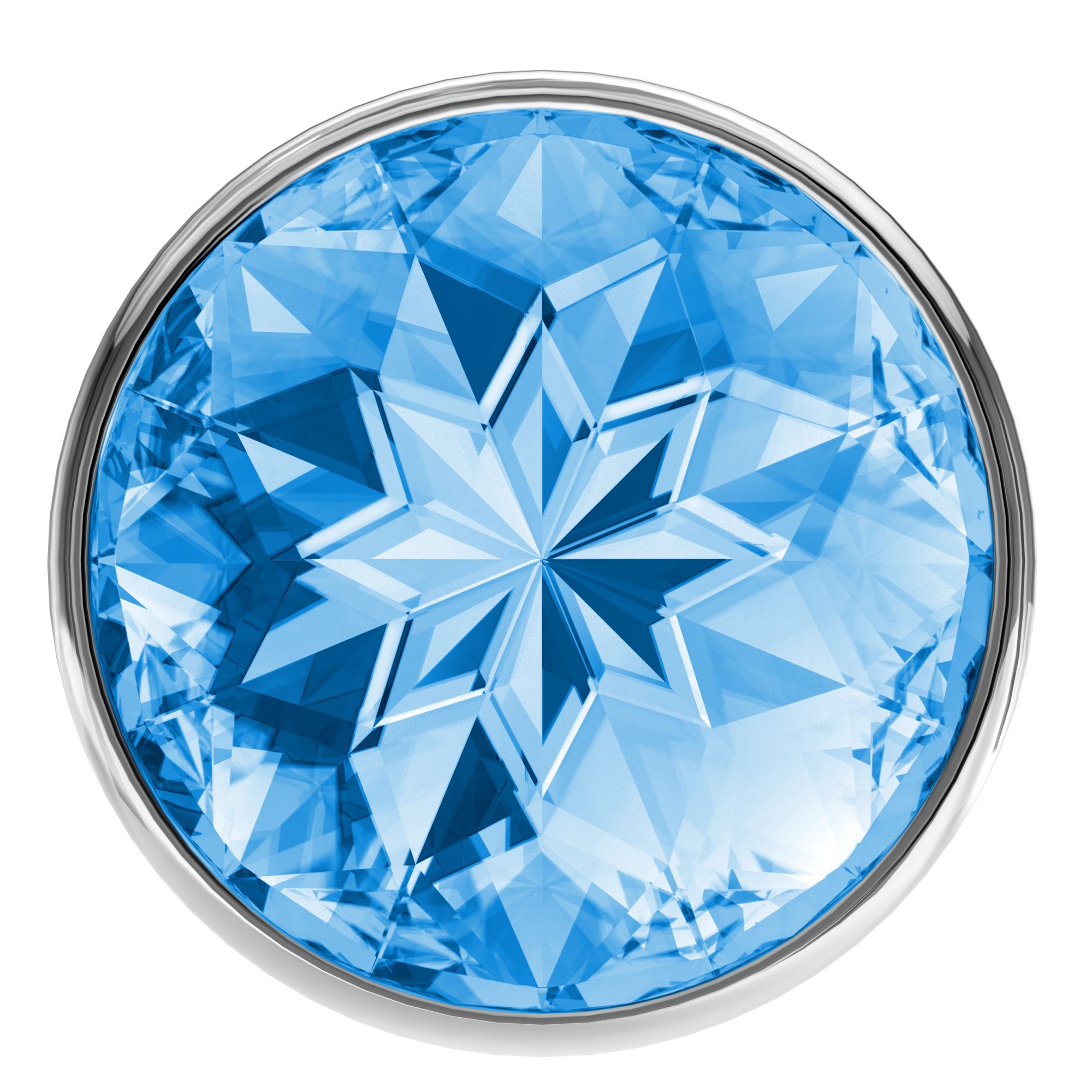 анальная пробка diamond light blue sparkle large 4010-04lola в Москве