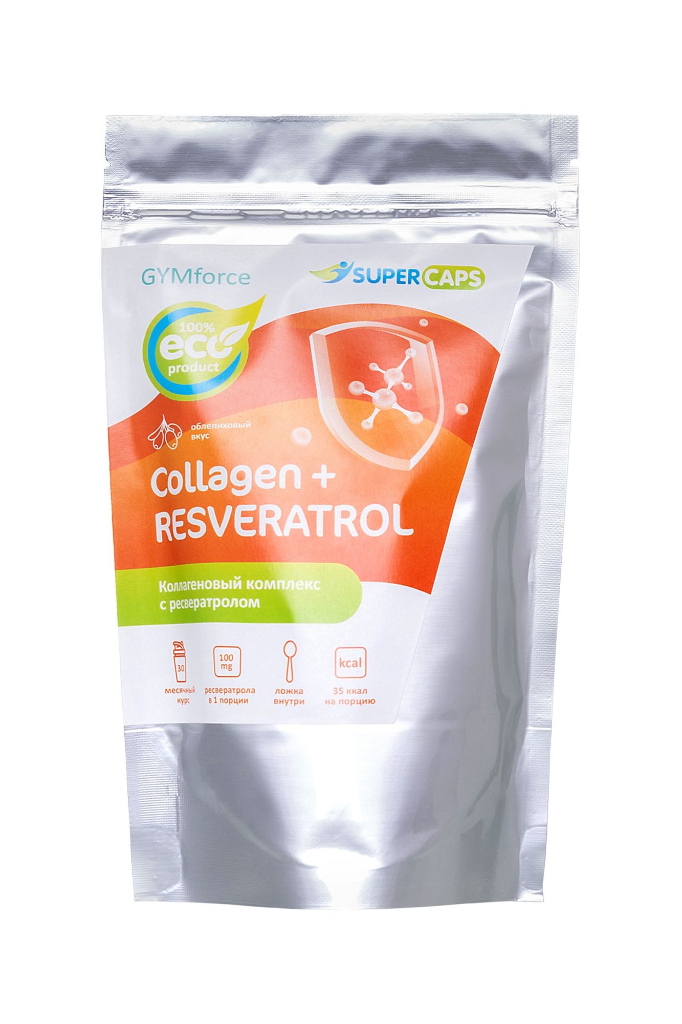 натуральный коллаген super caps, collagen с ресвератролом,150 г в Москве