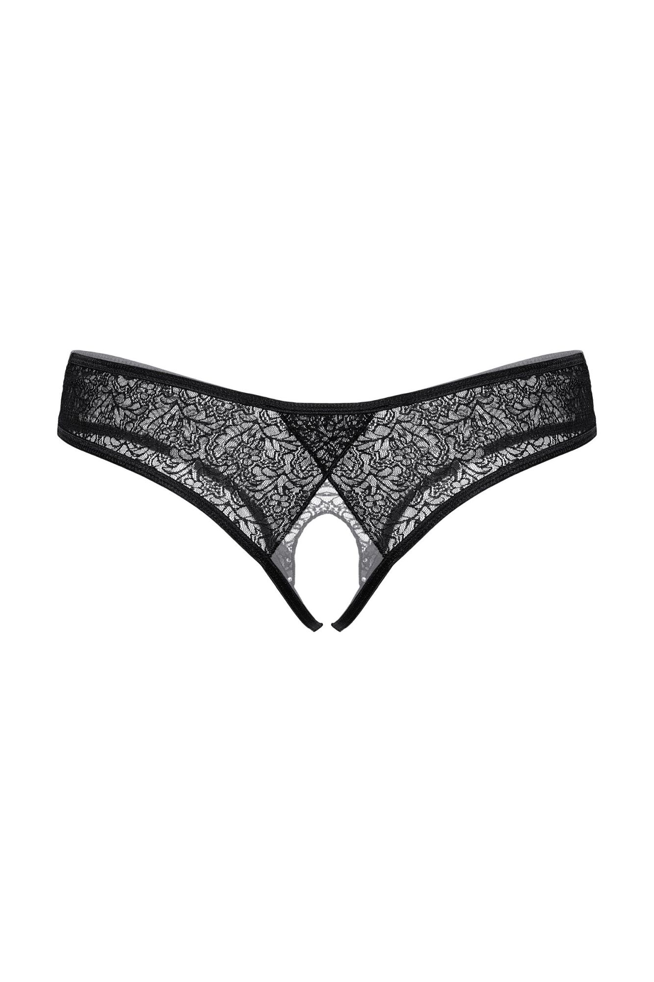 Эротическое трусики открытые softline collection, черный, s/m в Москве