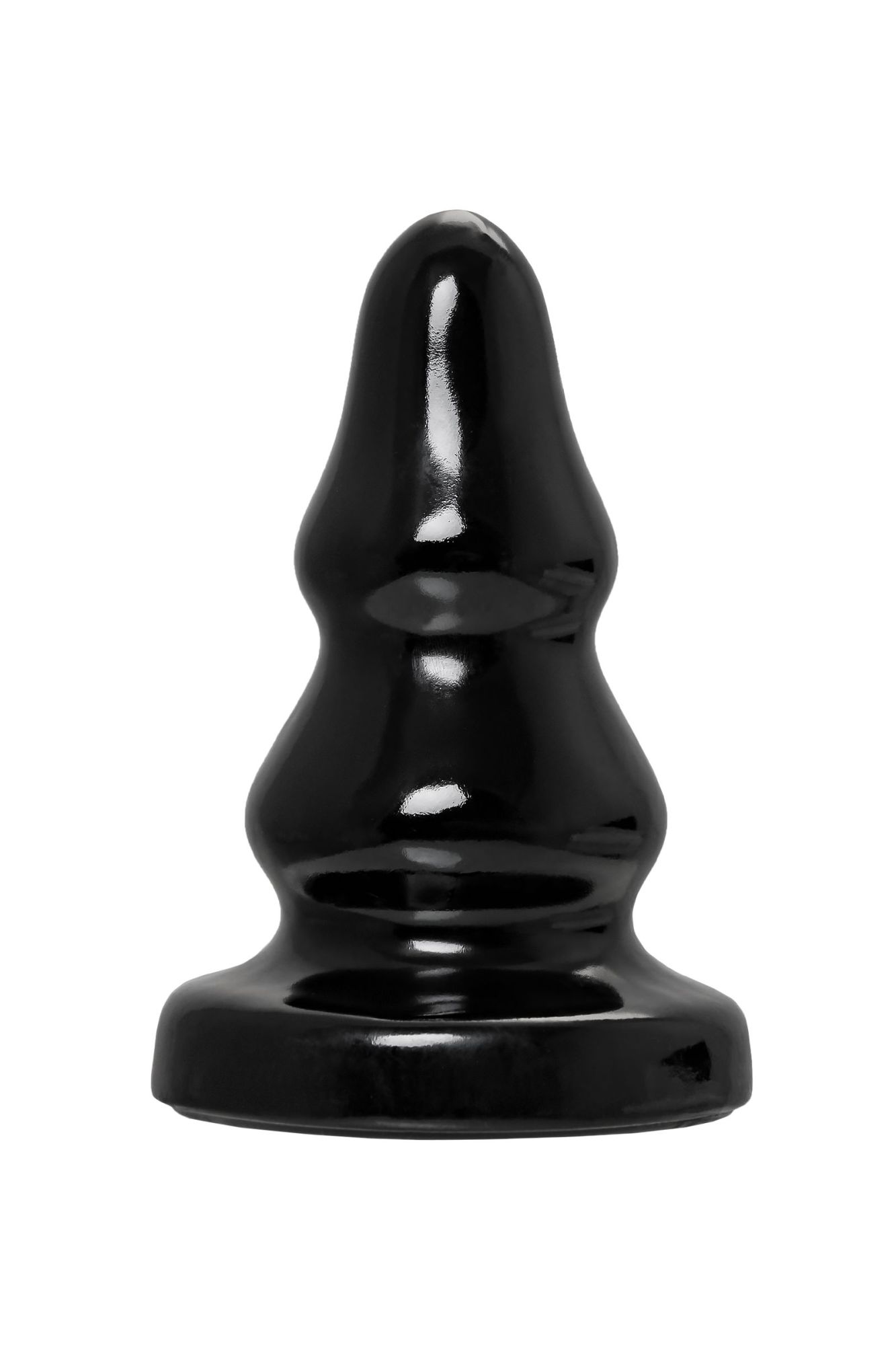 анальная втулка toyfa popo pleasure monoceros, pvc, черная, 15 см, ø 7 см в Москве