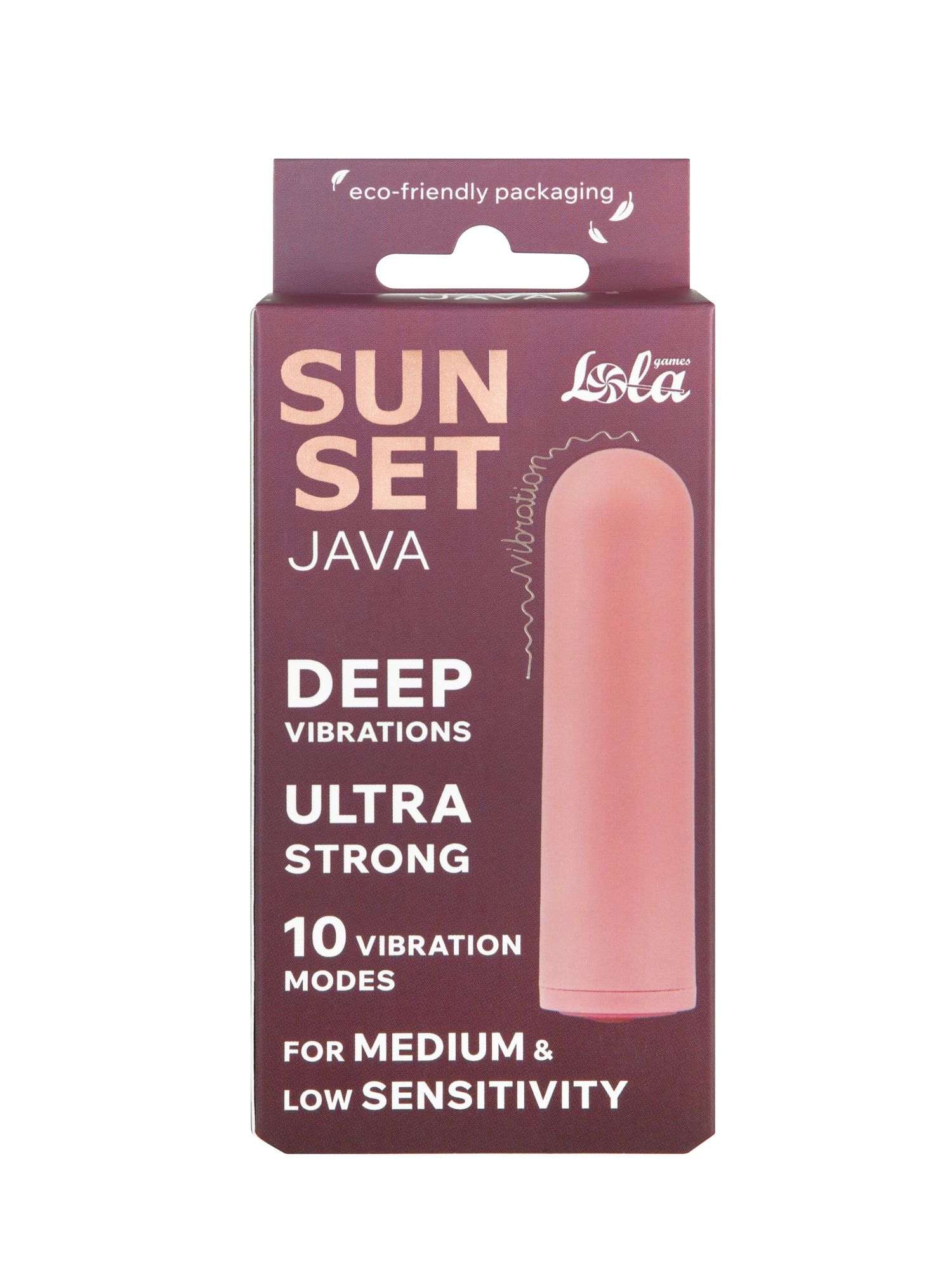 перезаряжаемая вибропуля java sunset pink 9705-02lola в Москве