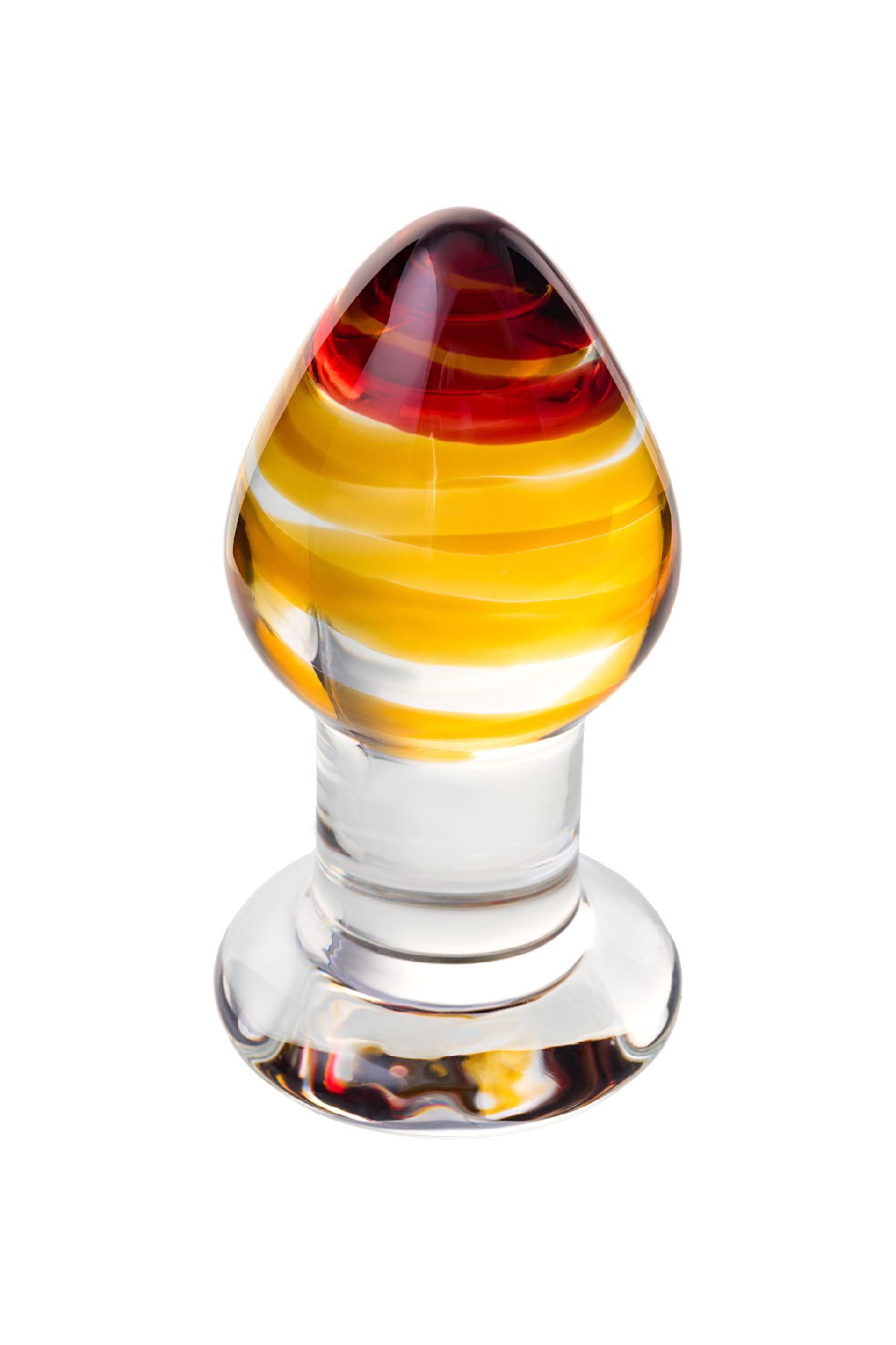 анальная втулка sexus glass, стекло, прозрачная, 9 см, ø 4 см в Москве