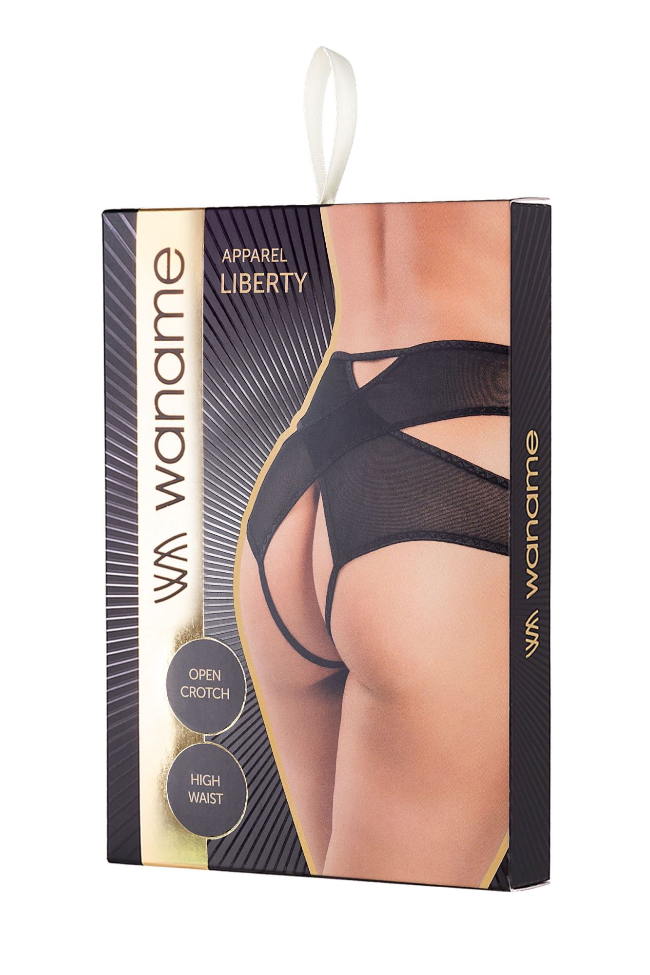 Эротическое эротические трусики waname liberty с высокой посадкой черные 42-44 в Москве