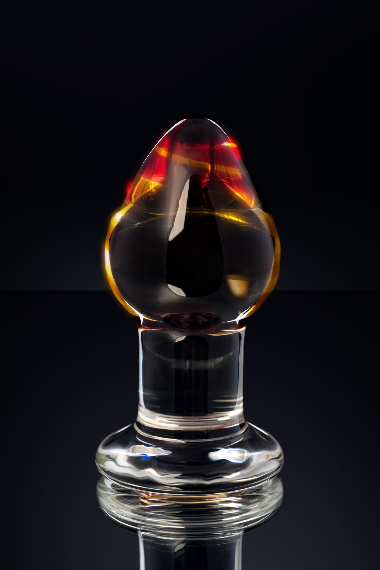 анальная втулка sexus glass, стекло, прозрачная, 9 см, ø 4 см в Москве