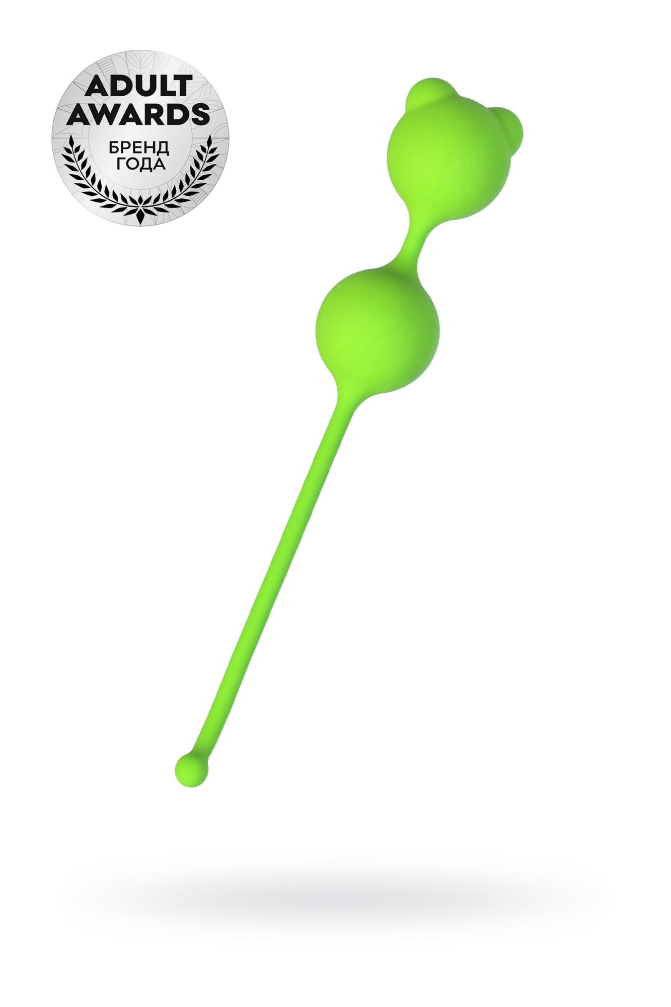вагинальные шарики a-toys by toyfa meeko, силикон, зеленый, 16,4 см, ø 2,7 см в Москве