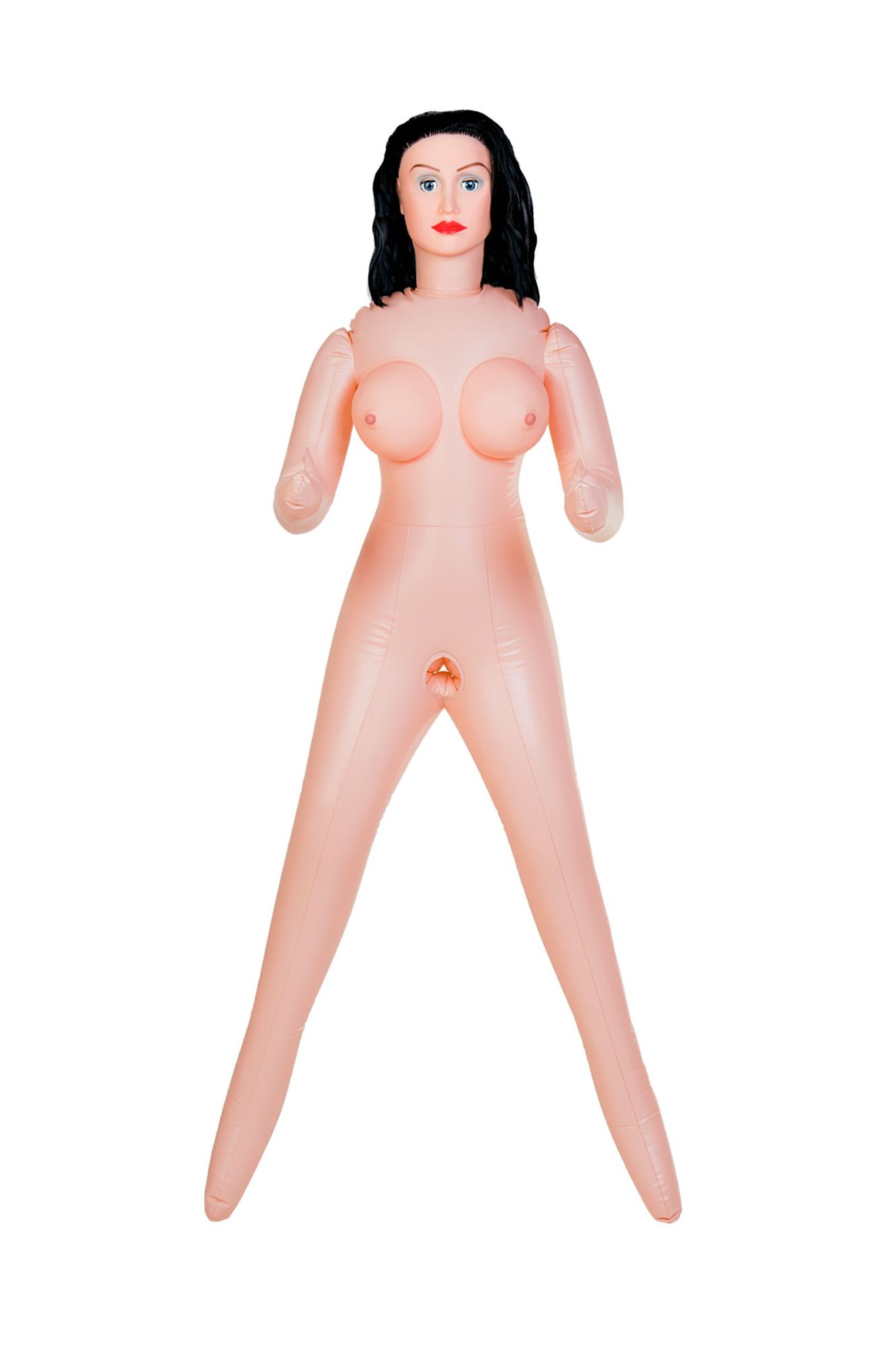 кукла надувная dolls-x by toyfa kaylee с реалистичной головой, брюнетка, кибер вставка вагина – анус в Москве