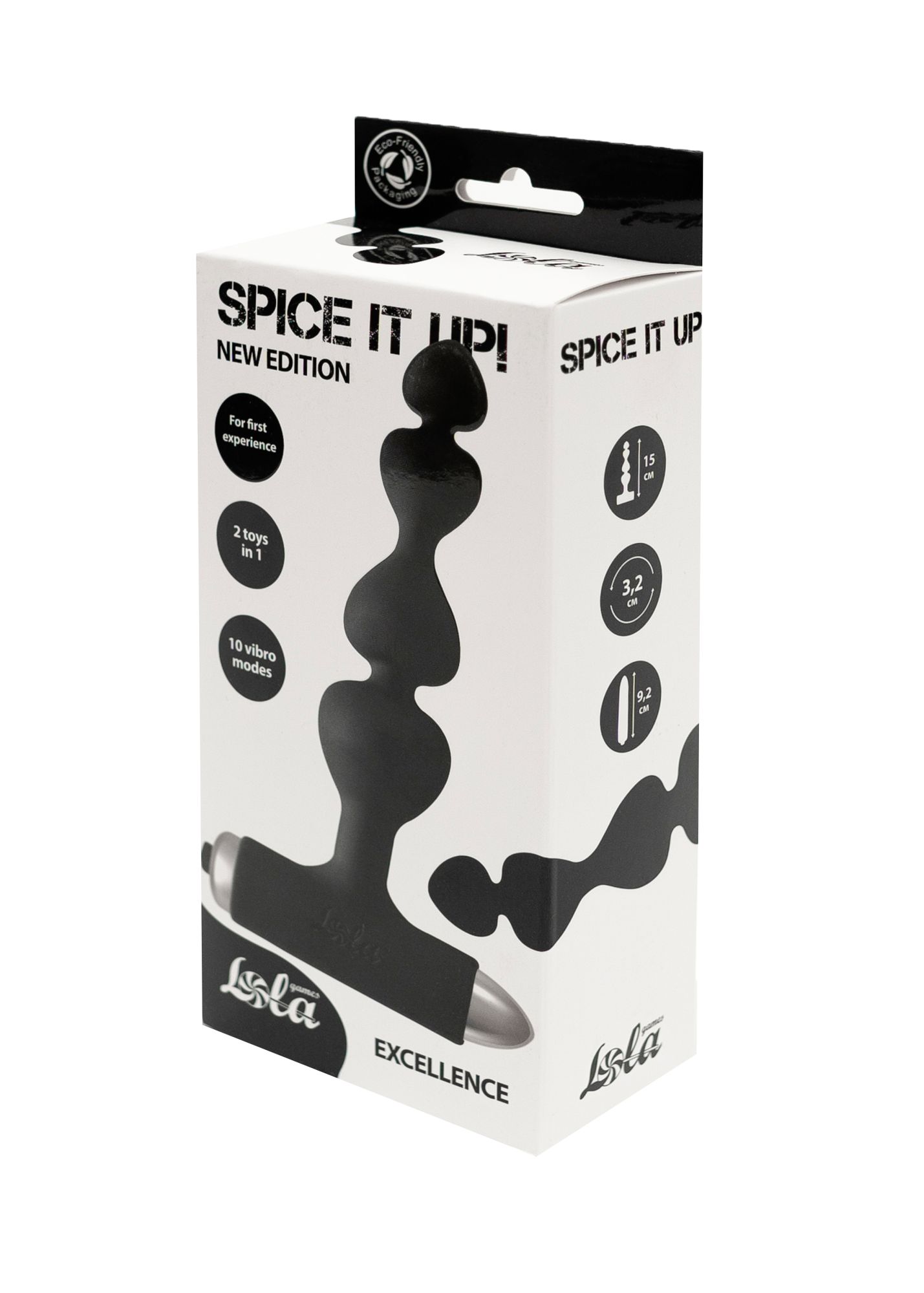 анальная пробка с вибрацией spice it up new edition excellence black 8016-01lola в Москве