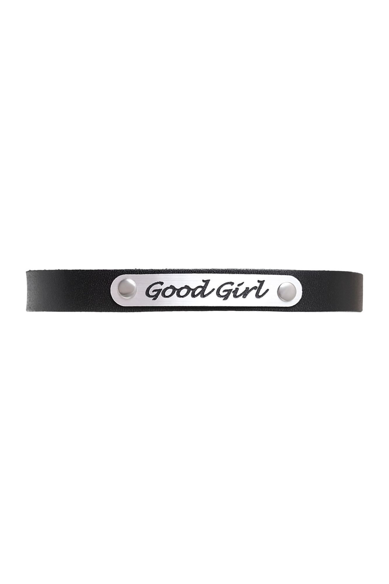 чокер штучки-дрючки «good girl», кожанный, чёрный в Москве