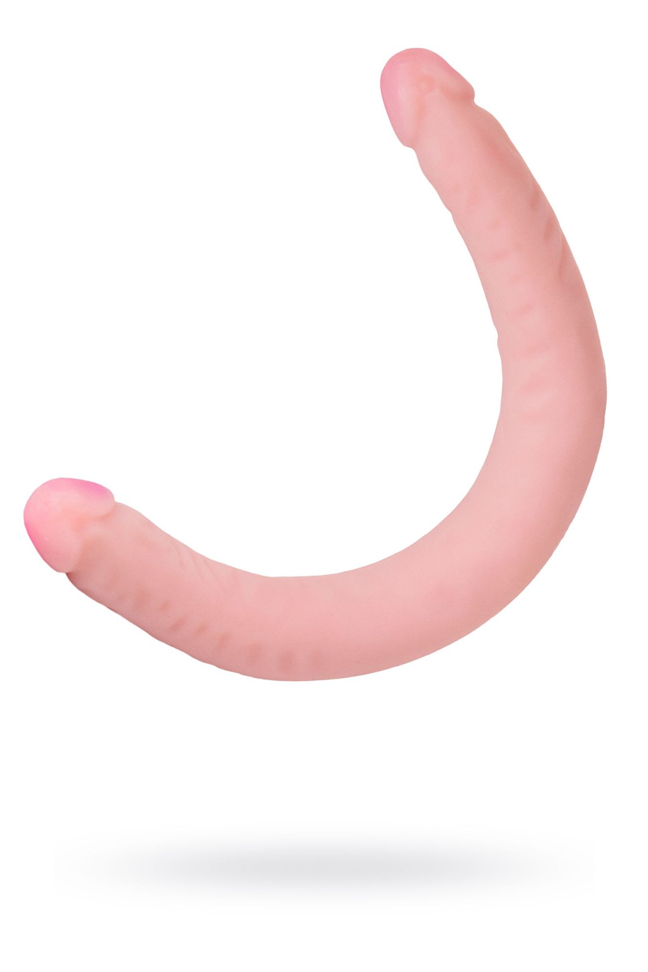двусторонний фаллоимитатор lovetoy lesbi touch, телесный, 43 см в Москве