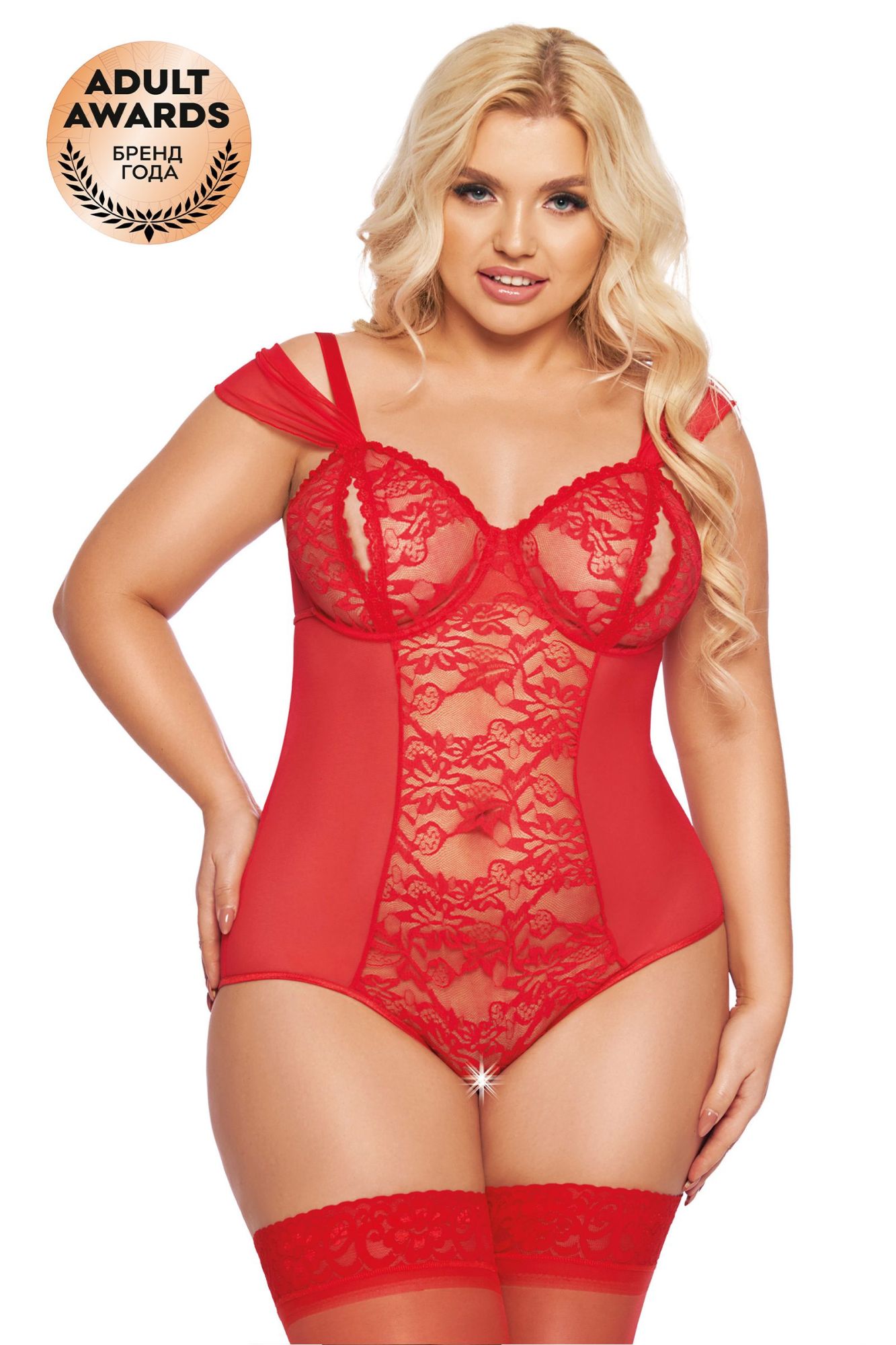 Эротическое боди softline collection dora, красный, xxl в Москве