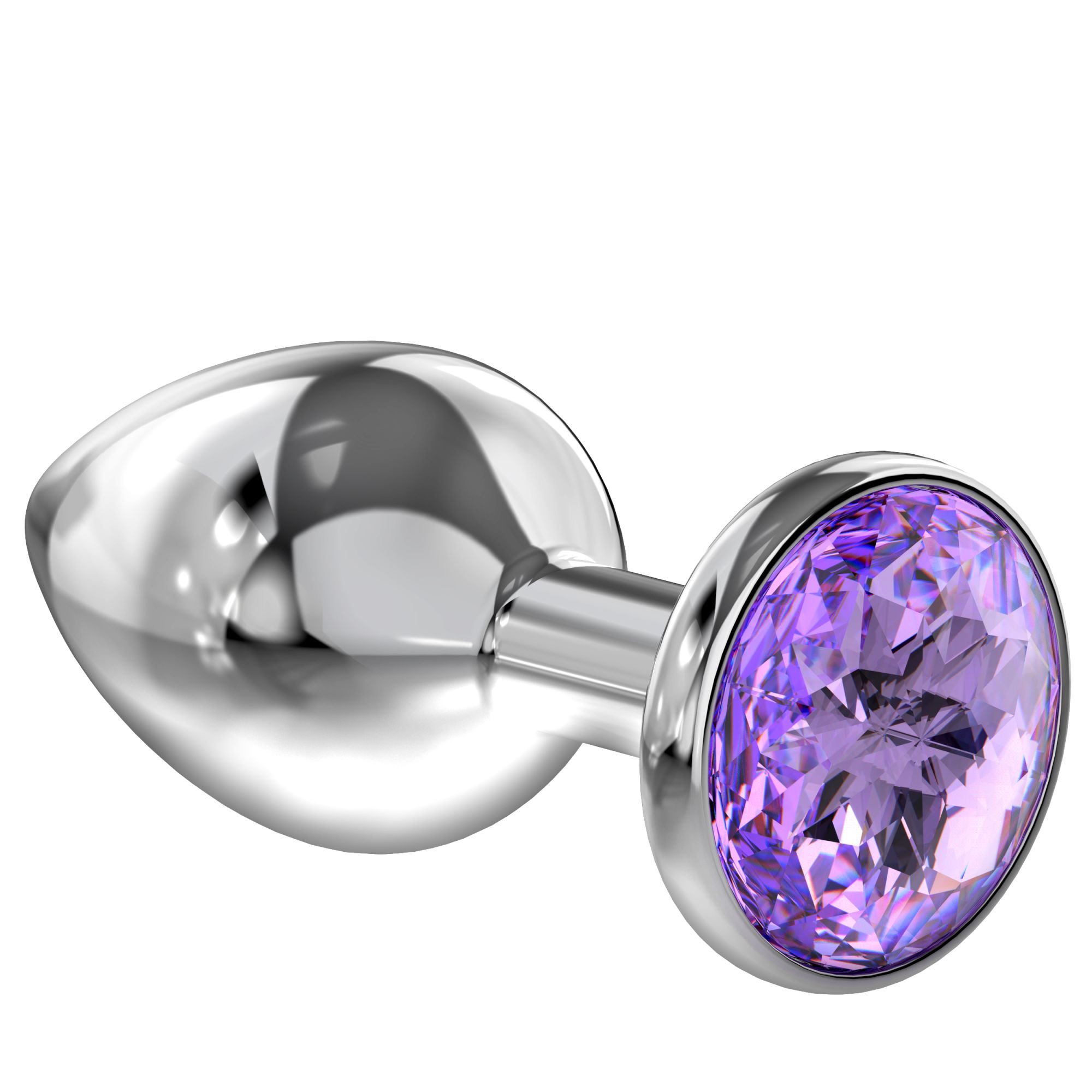 большая анальная пробка diamond purple sparkle xl 4028-01lola в Москве