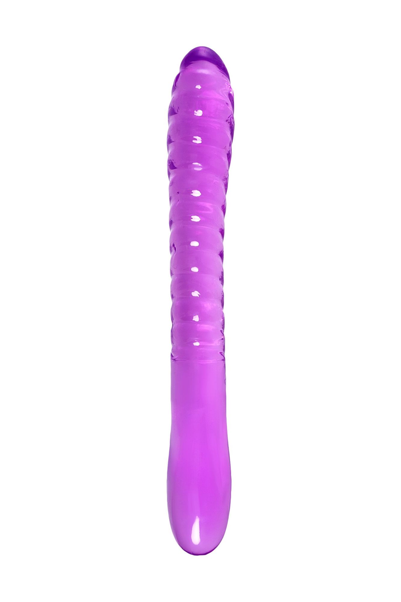 двусторонний фаллоимитатор a-toys by toyfa frica, tpe, фиолетовый, 23 см в Москве