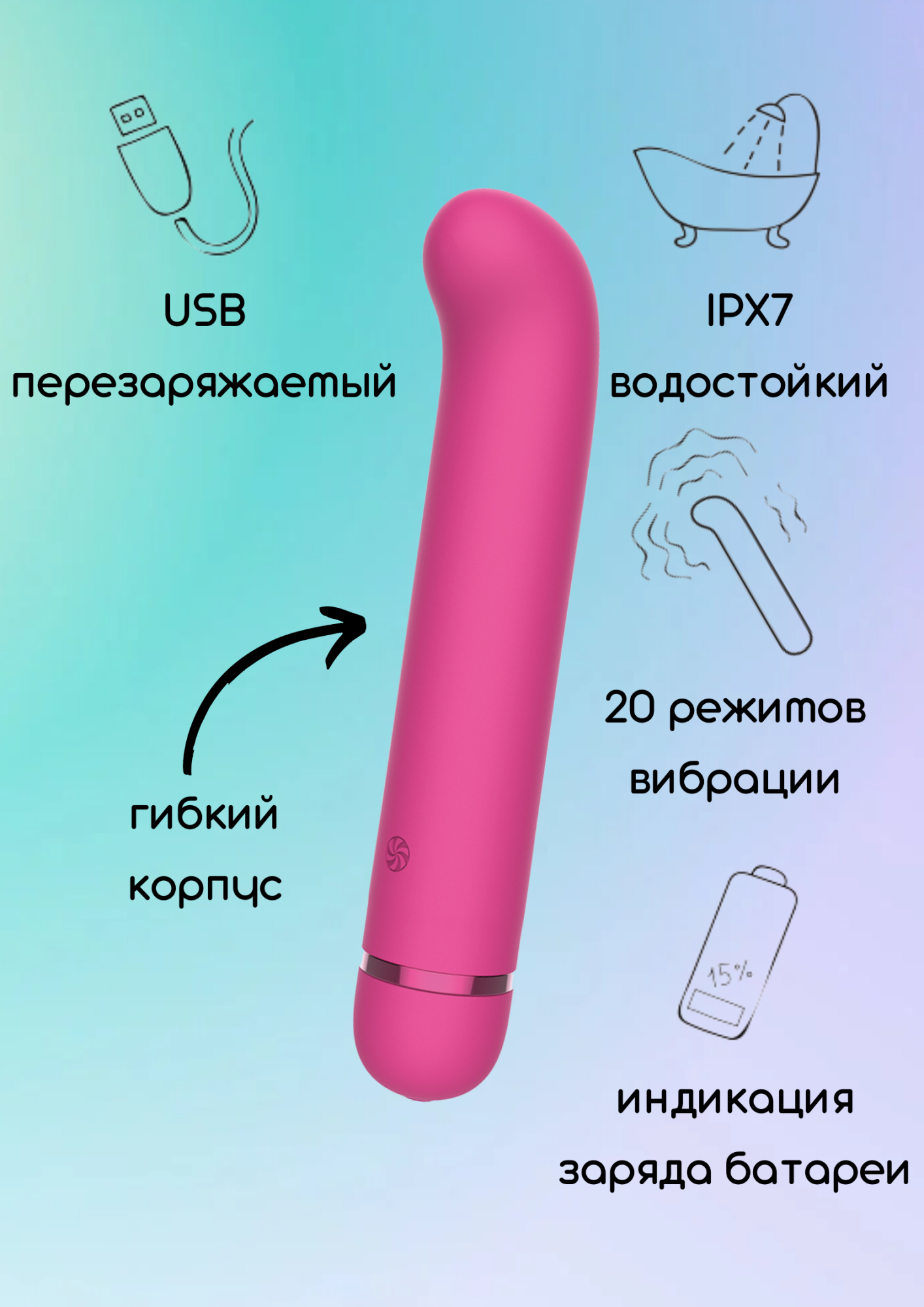 перезаряжаемый вибратор fantasy flamie pink 7912-02lola в Москве