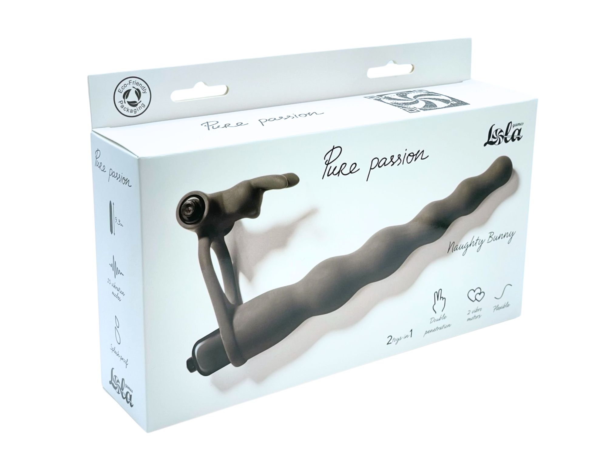 вибронасадка для двойного проникновения pure passion bunny black 1202-01lola в Москве