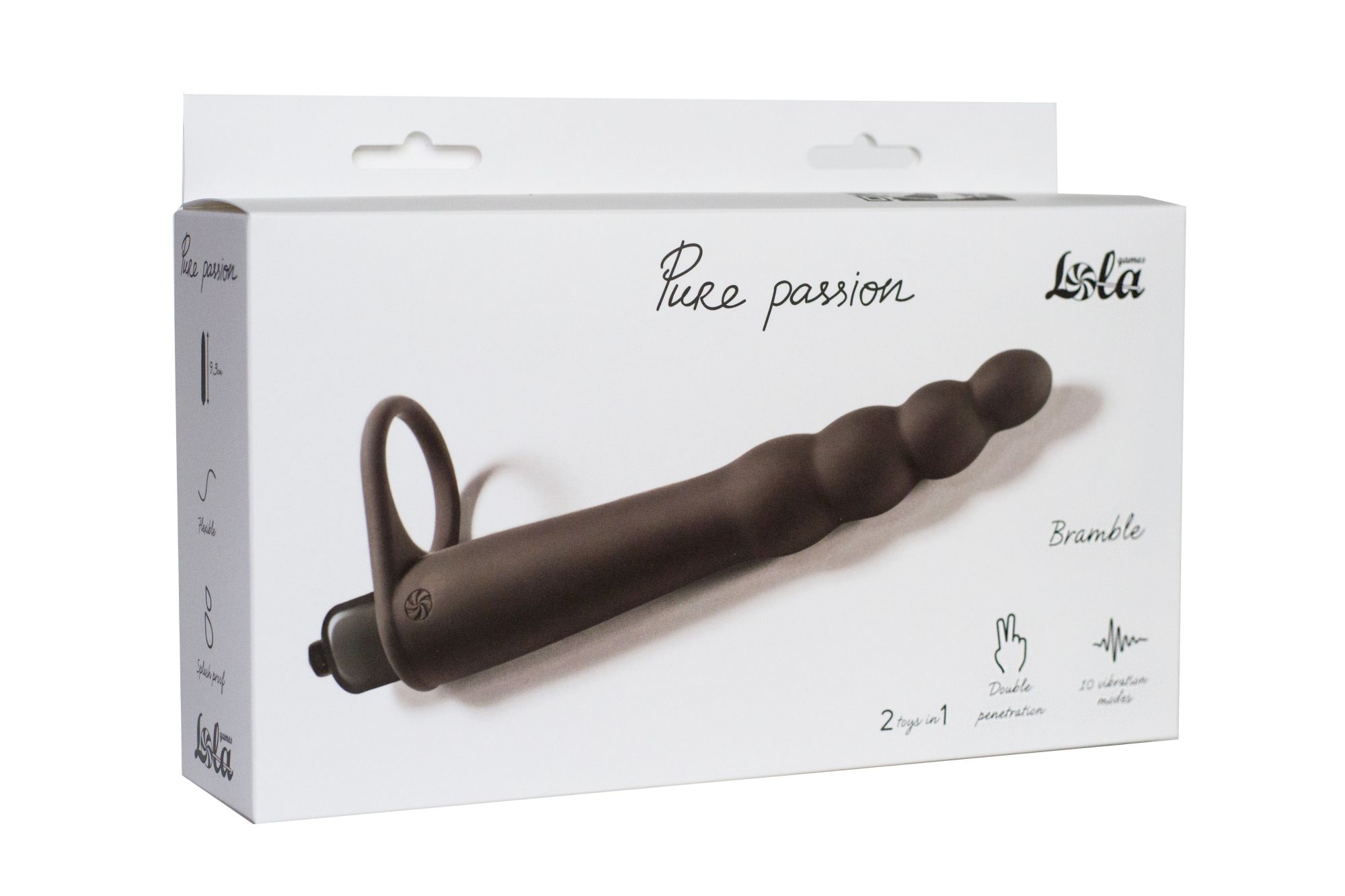 вибронасадка для двойного проникновения pure passion bramble black 1201-01lola в Москве