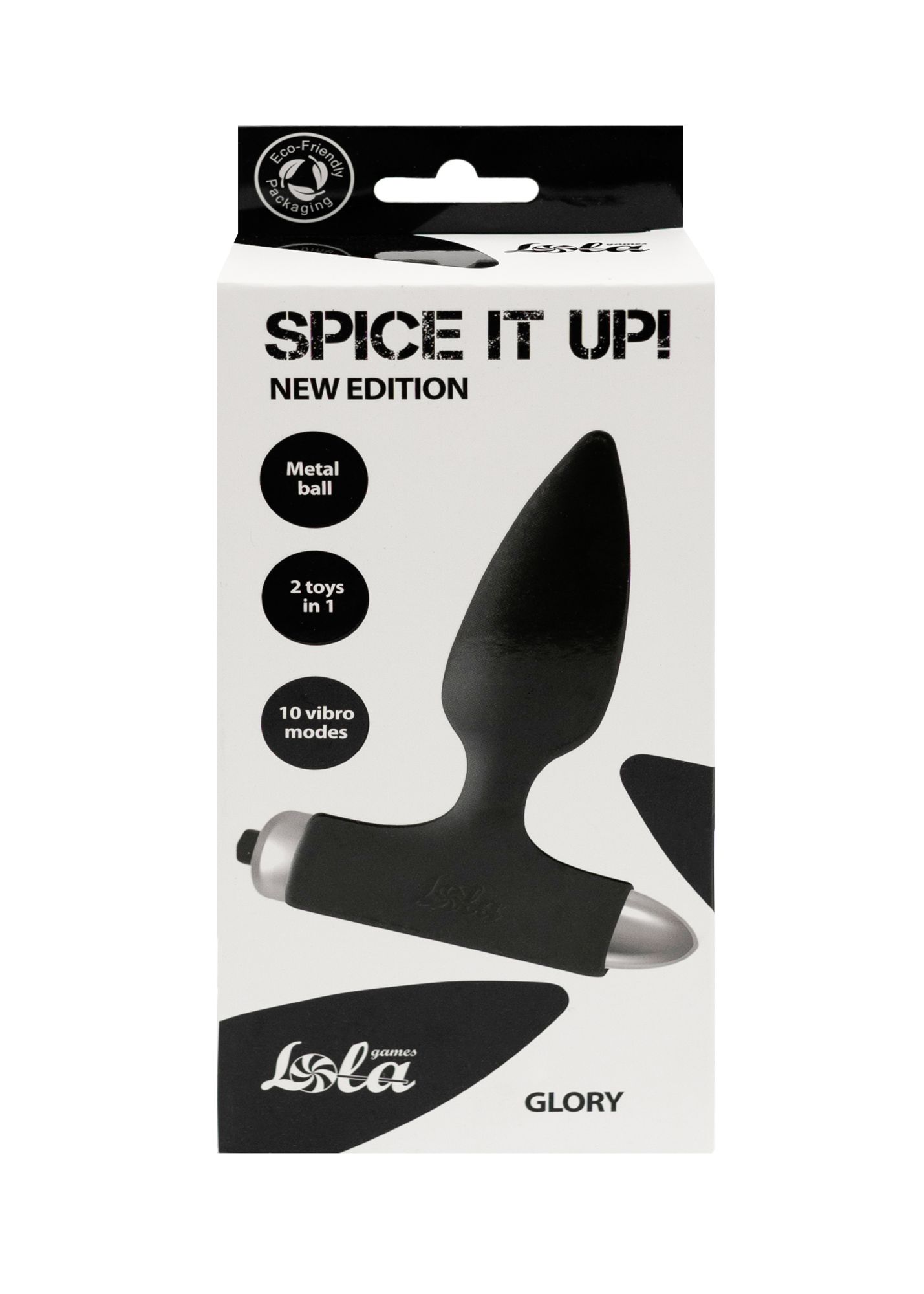 анальная пробка с вибрацией spice it up new edition glory black 8015-01lola в Москве