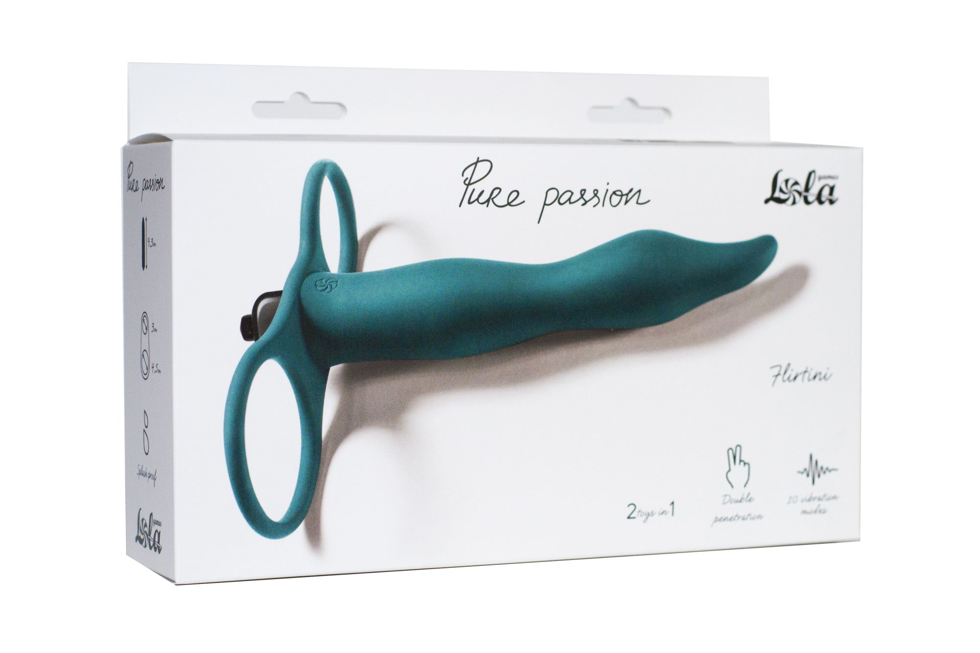 вибронасадка для двойного проникновения pure passion flirtini green 1204-03lola в Москве