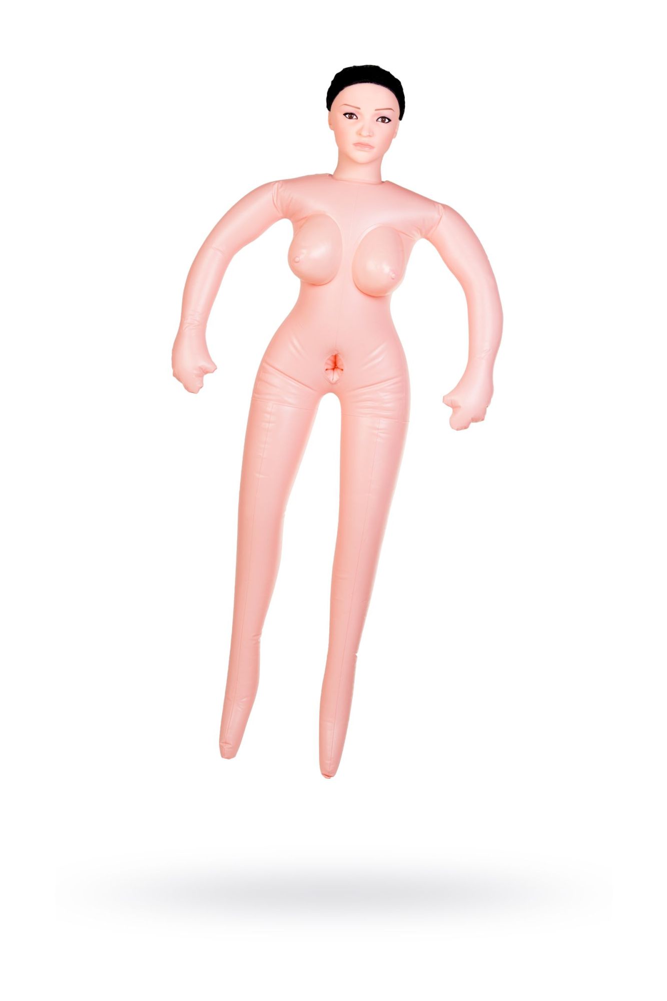 кукла надувная dolls-x by toyfa nurse emilia, реалистичная голова,брюнетка, с двумя отверстиями в Москве