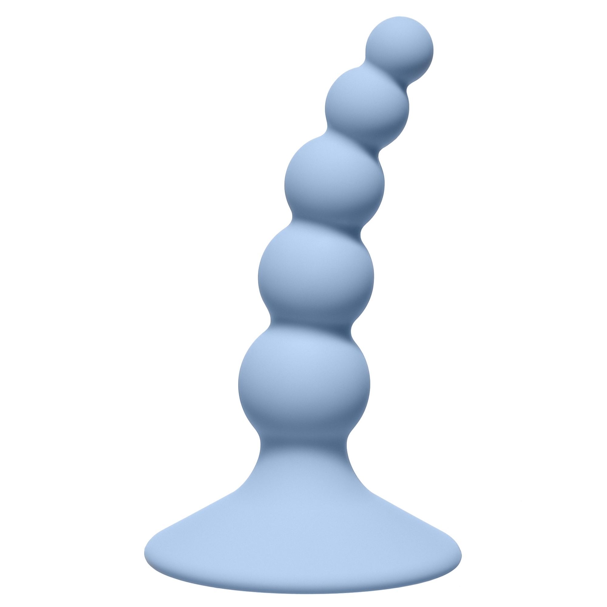 анальная пробка ribbed plug blue 4108-02lola в Москве