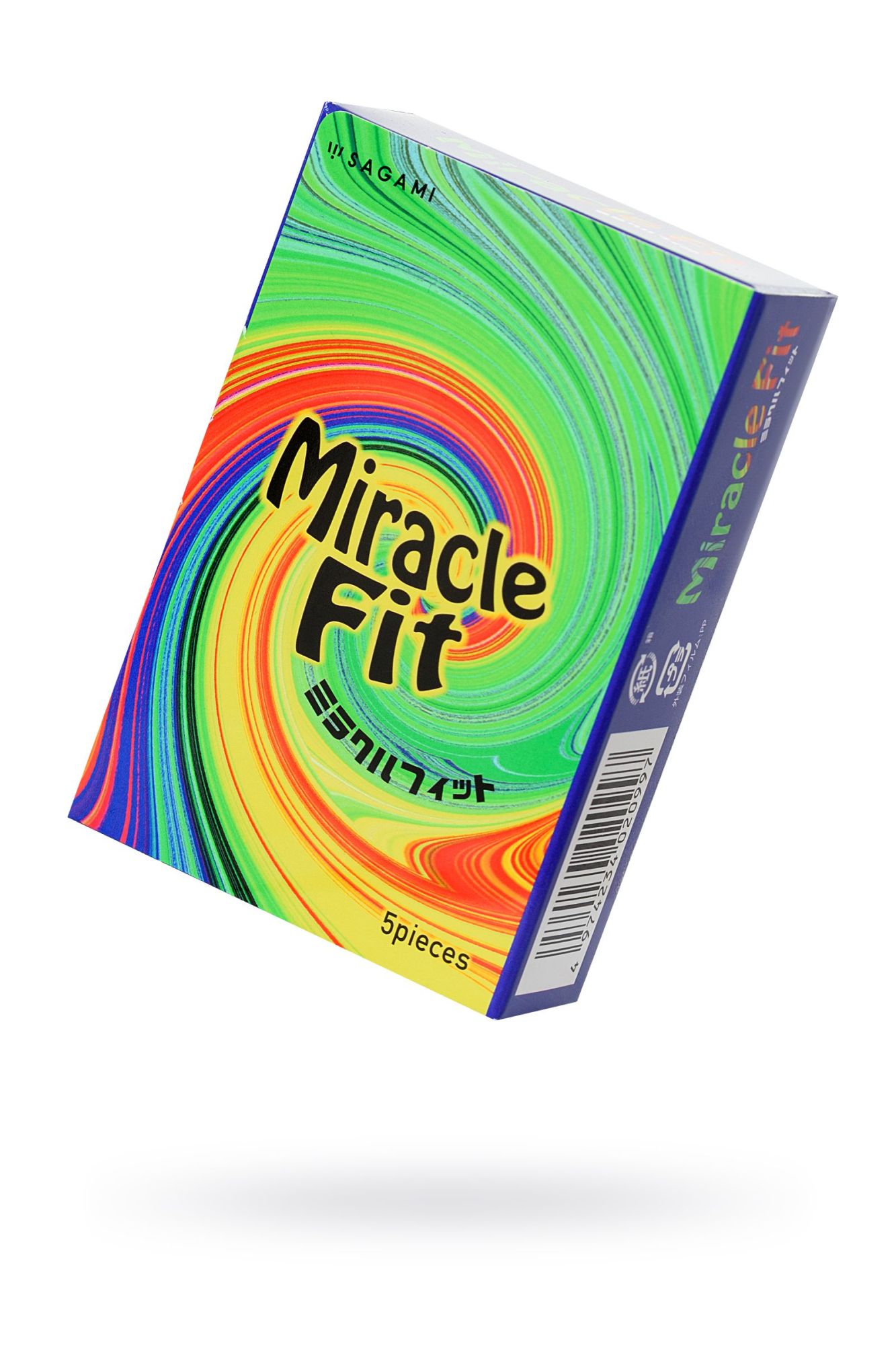 презервативы sagami, miracle fit, латекс, 18,5 см, 5,2 см, 5 шт. в Москве