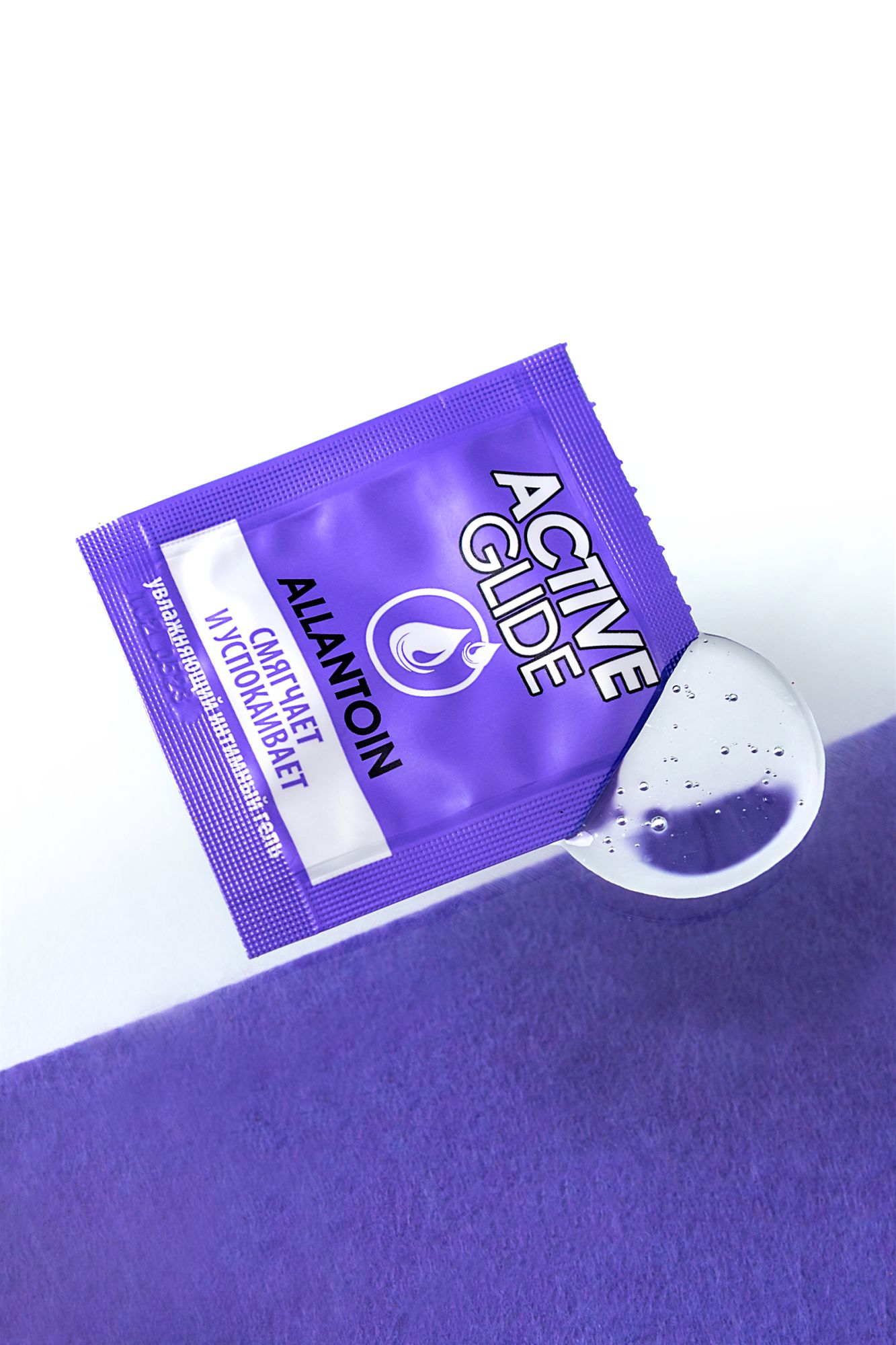 увлажняющий интимный гель active glide allantoin, 3г по 20шт в упаковке в Москве