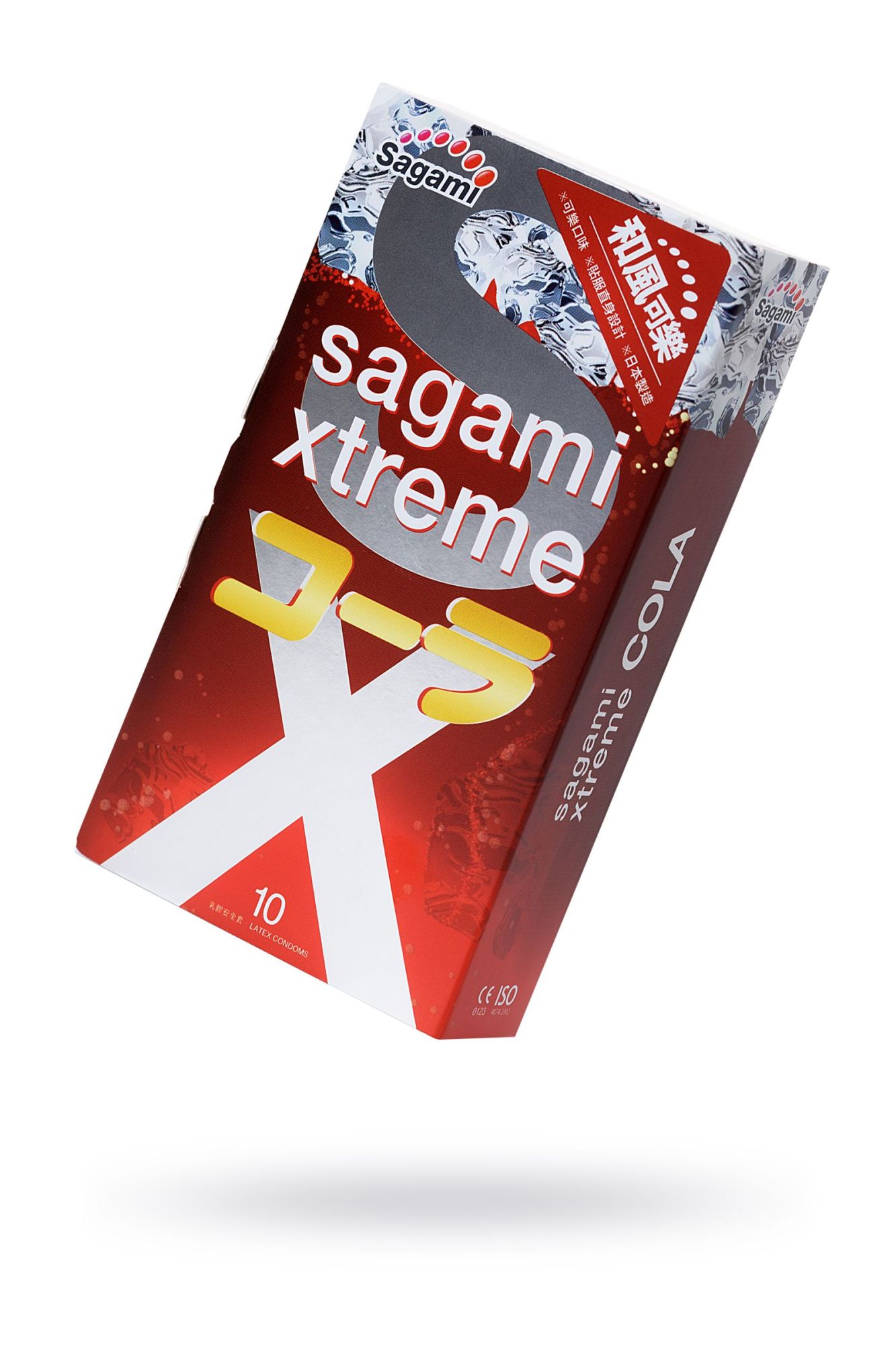презервативы sagami, xtreme, cola, латекс, 19 см, 5,2 см, 10 шт. в Москве