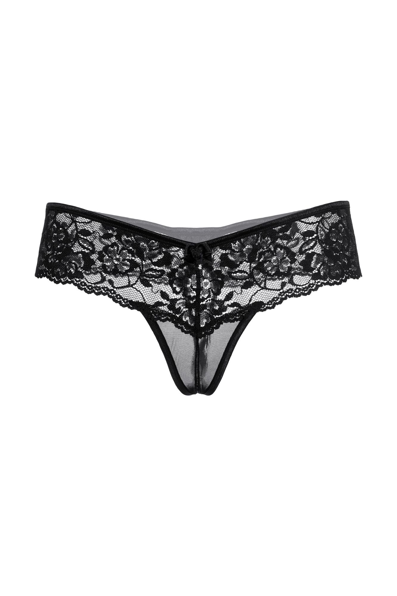 Эротическое трусики кружевные softline collection, черный, s/m в Москве