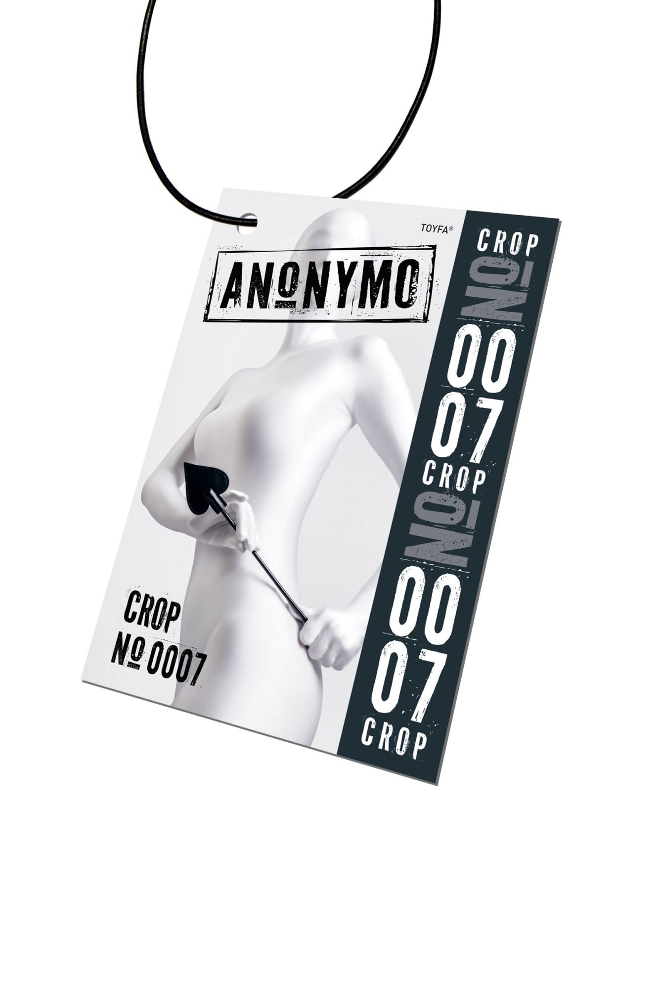 стек anonymo #0007, pu кожа, чёрный, 36 см в Москве