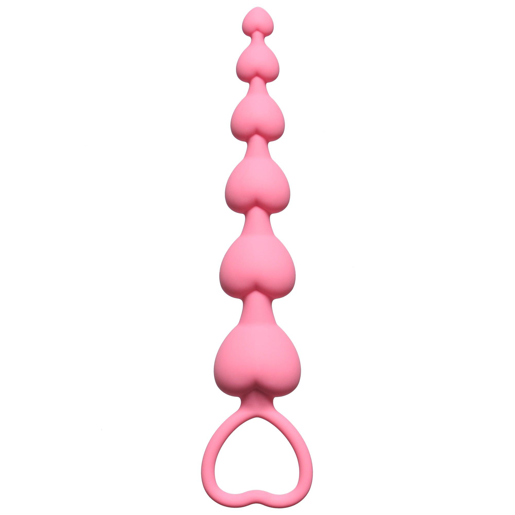 анальная цепочка heart's beads  pink 4101-01lola в Москве