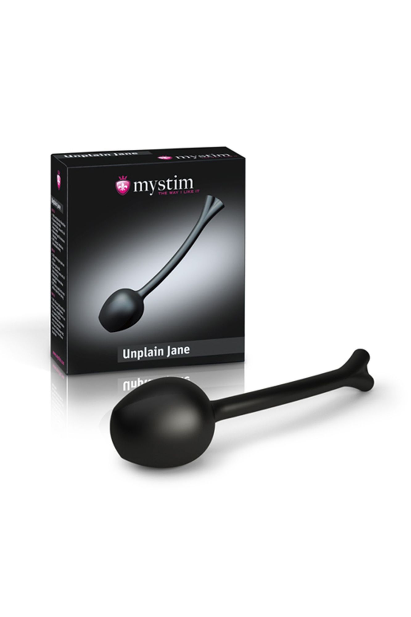 вагинальные шарики mystim mono unplain jane geisha balls, электростимуляция, силикон, черные, ø 3,3 в Москве