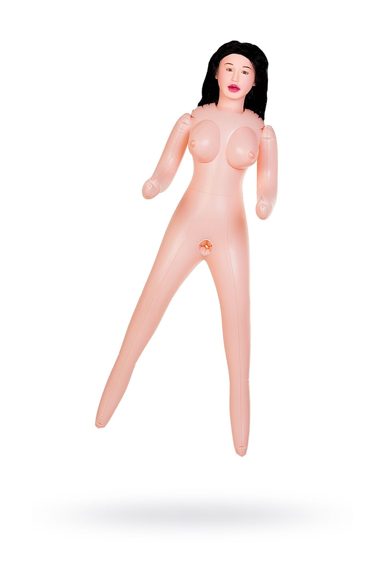 кукла надувная dolls-x by toyfa cop samantha реалистичная голова,брюнетка, с тремя отверстиями в Москве
