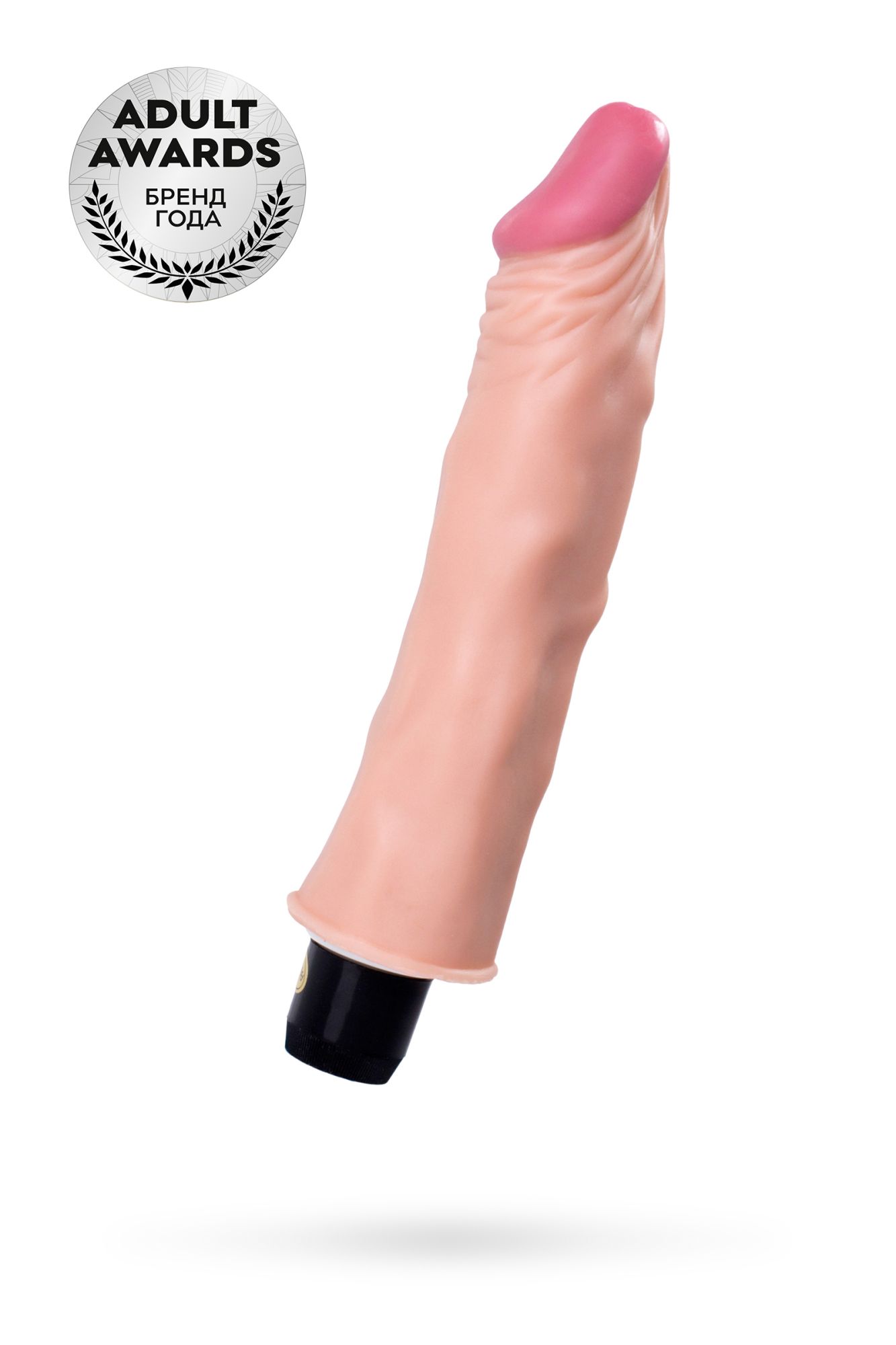 реалистичный вибратор toyfa  a-toys, pvc, телесный, 21 см в Москве