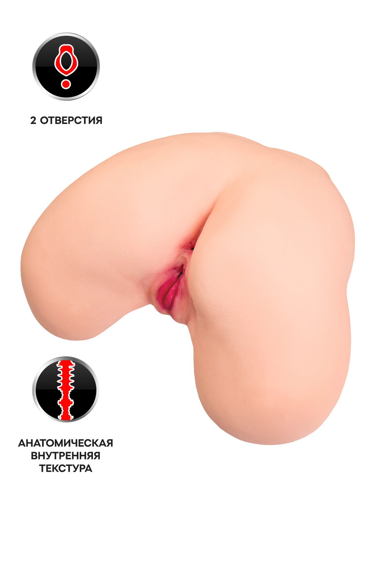 мастурбатор реалистичный kokos maria onahole real hips 003, tpr, телесный, 40 см в Москве