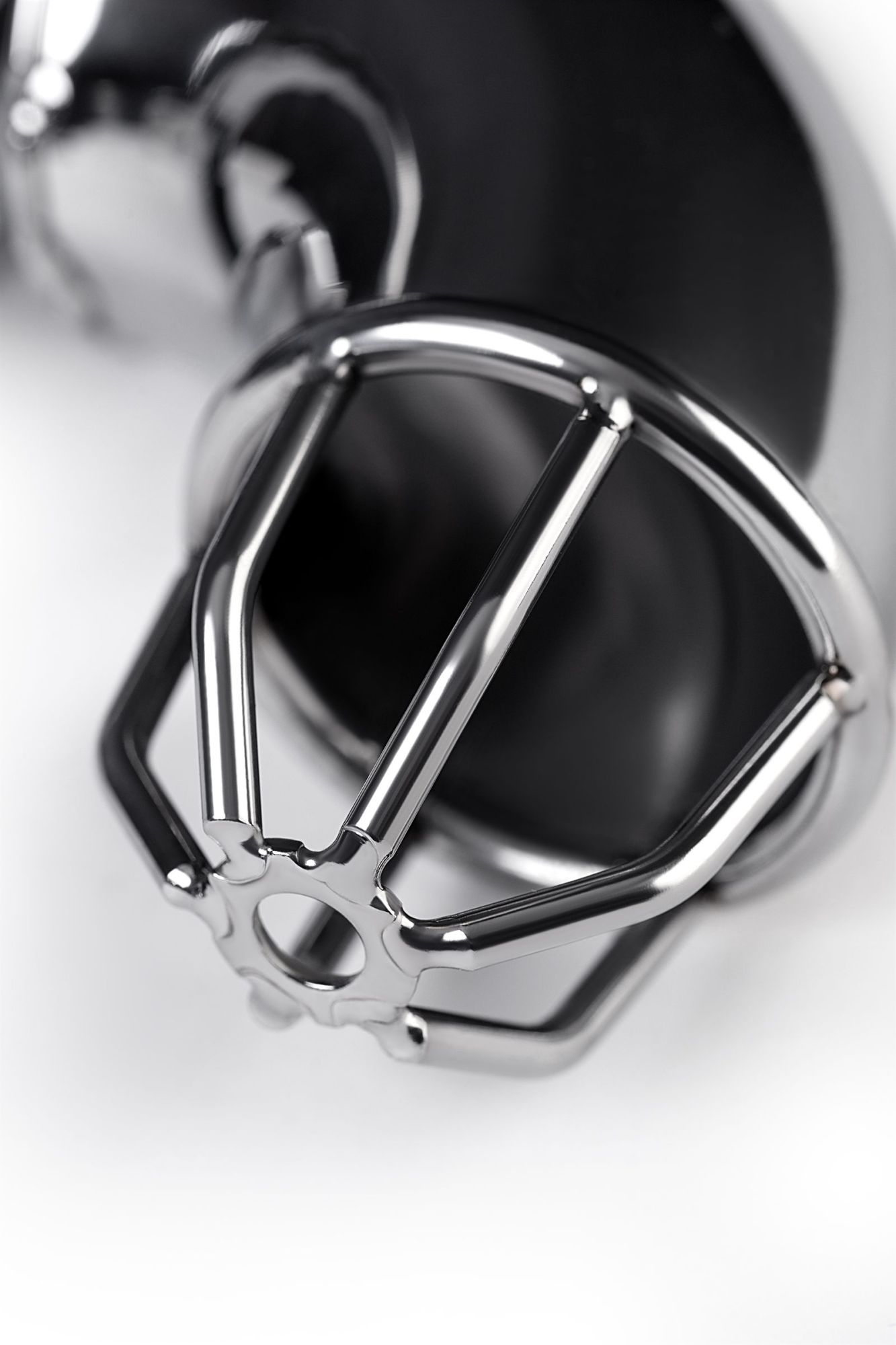 пояс верности мужской toyfa metal с открытой головкой, серебряный, 13 см в Москве